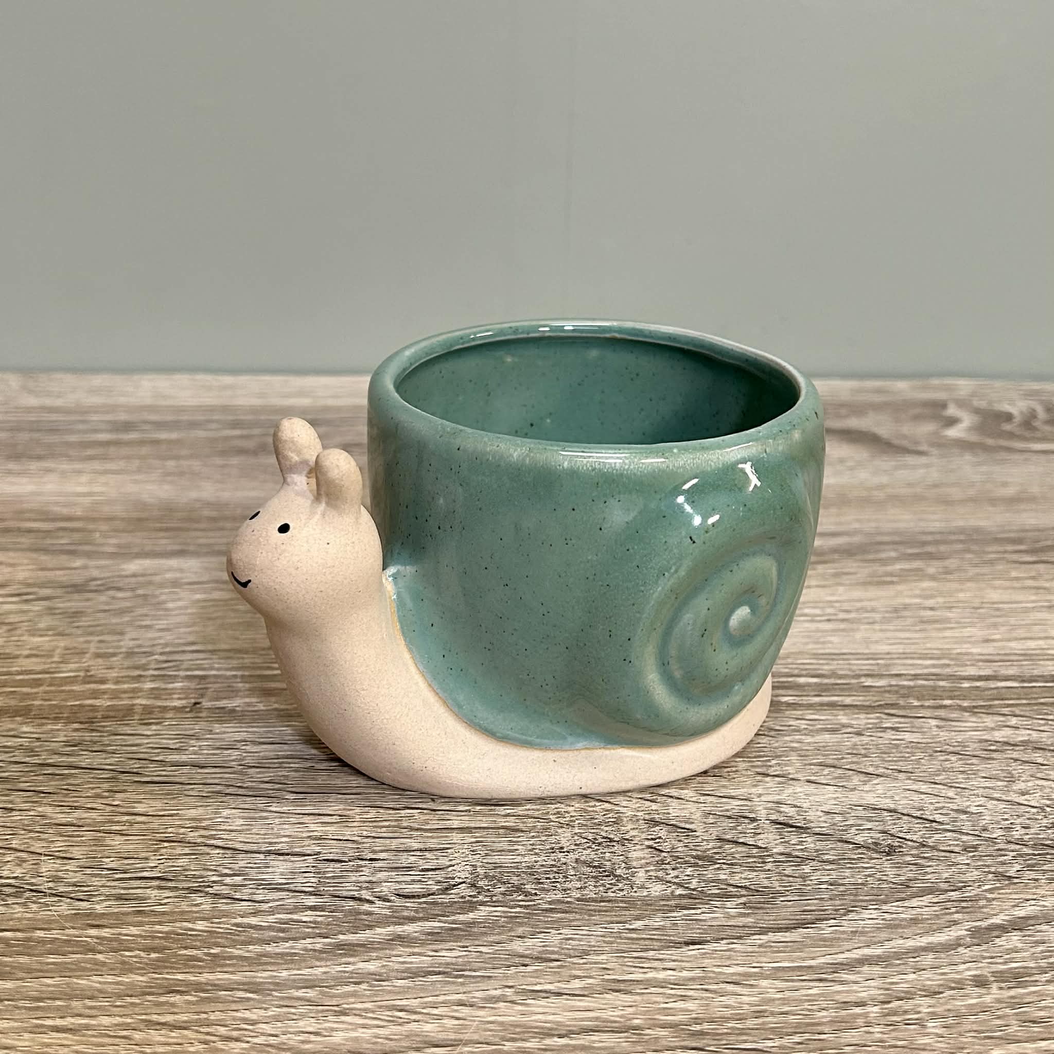 Ceramic Snail Planter