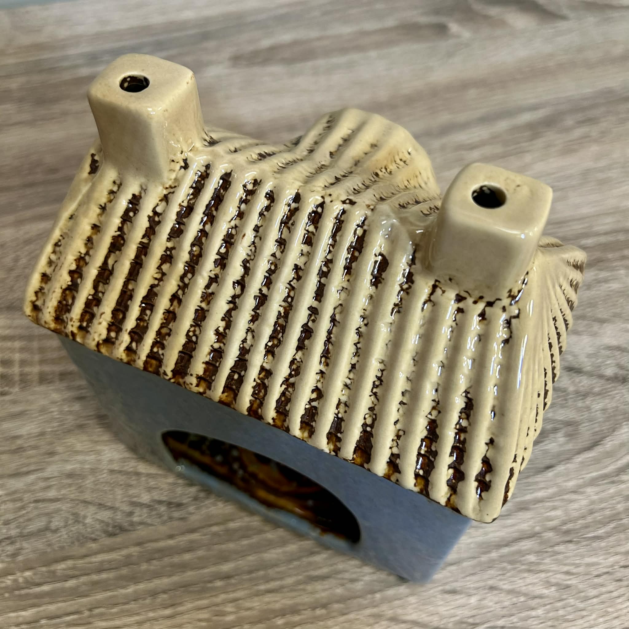 Ceramic Tealight Fish And Chip Shop