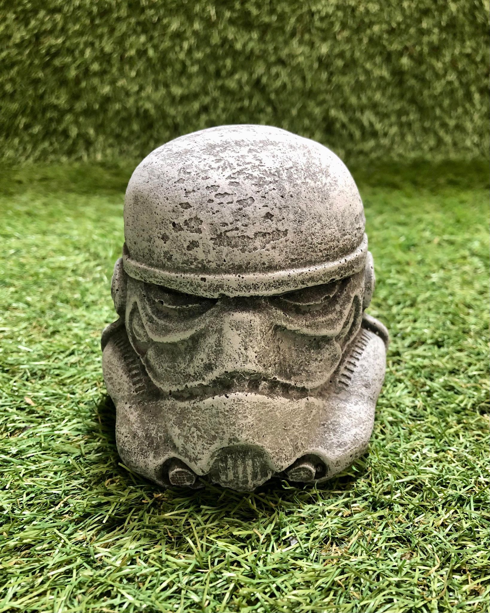 Storm Trooper Helmet Concrete