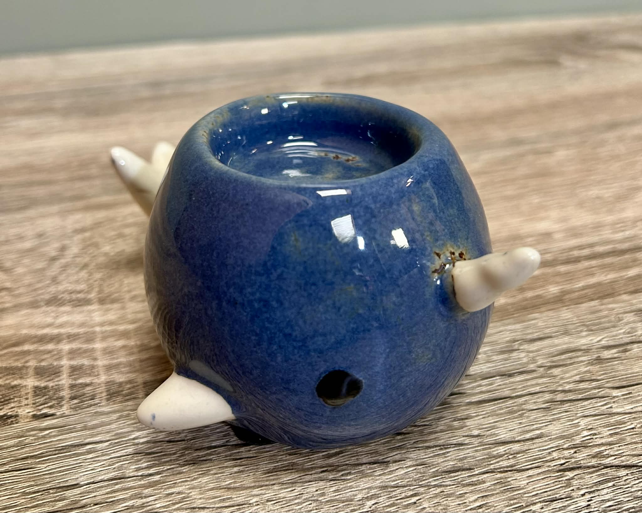 Small Narwhal Tealight Holder