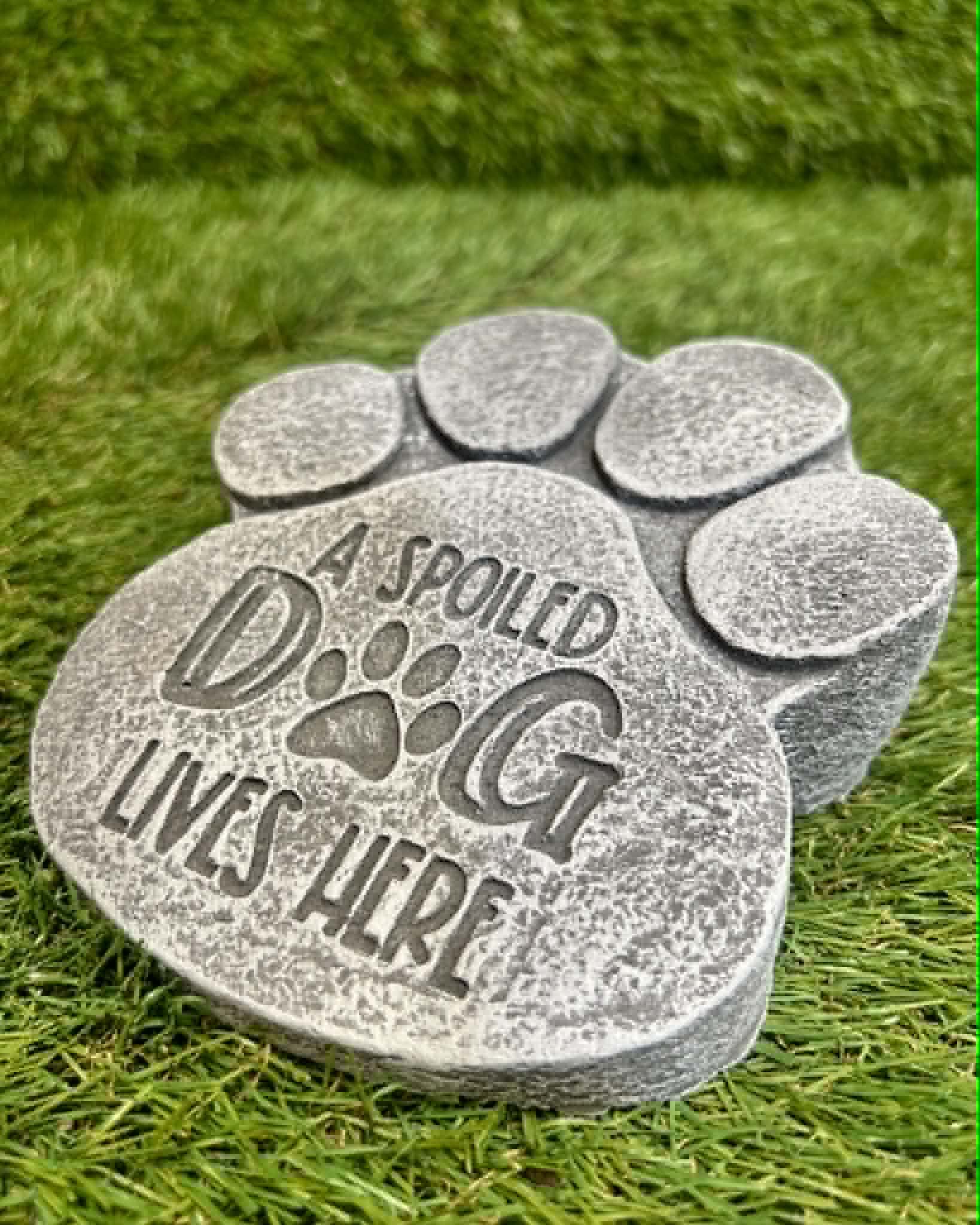 Paw Sign A Spoiled Dog Lives Here