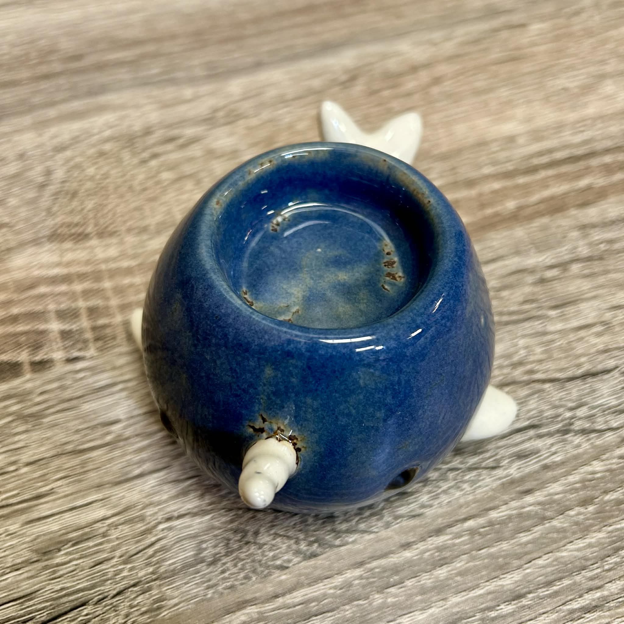 Small Narwhal Tealight Holder