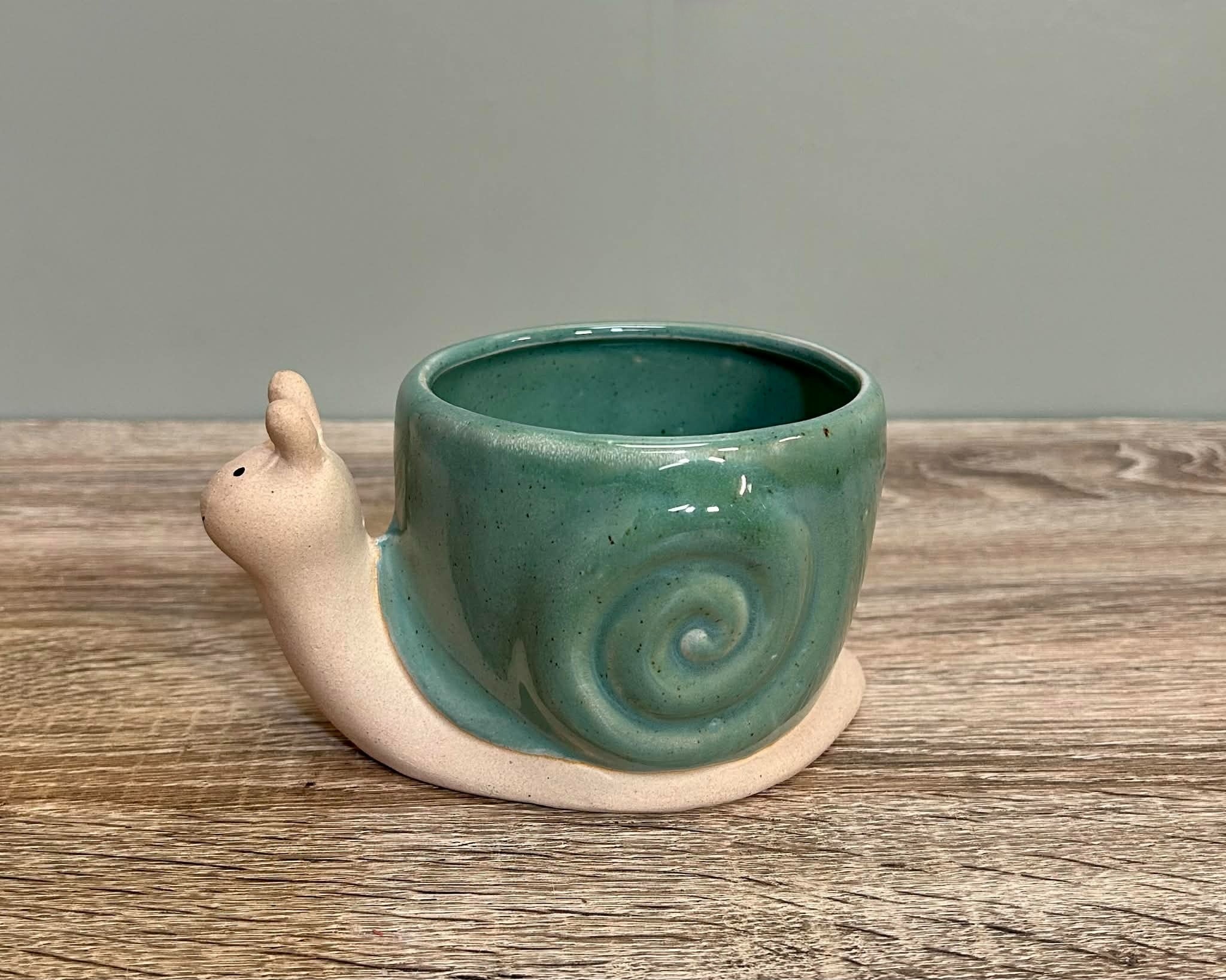 Ceramic Snail Planter