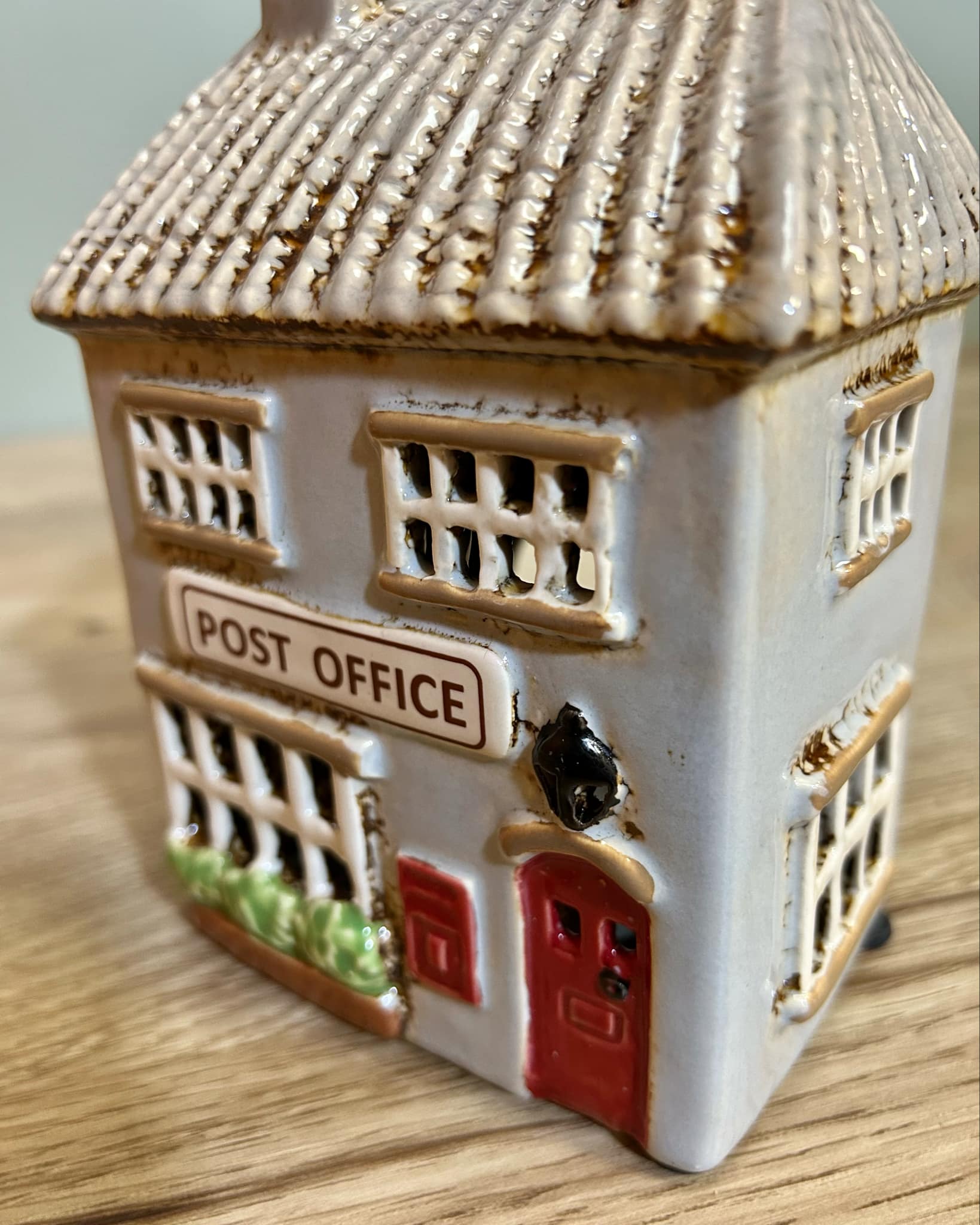 Ceramic Tealight Post Office