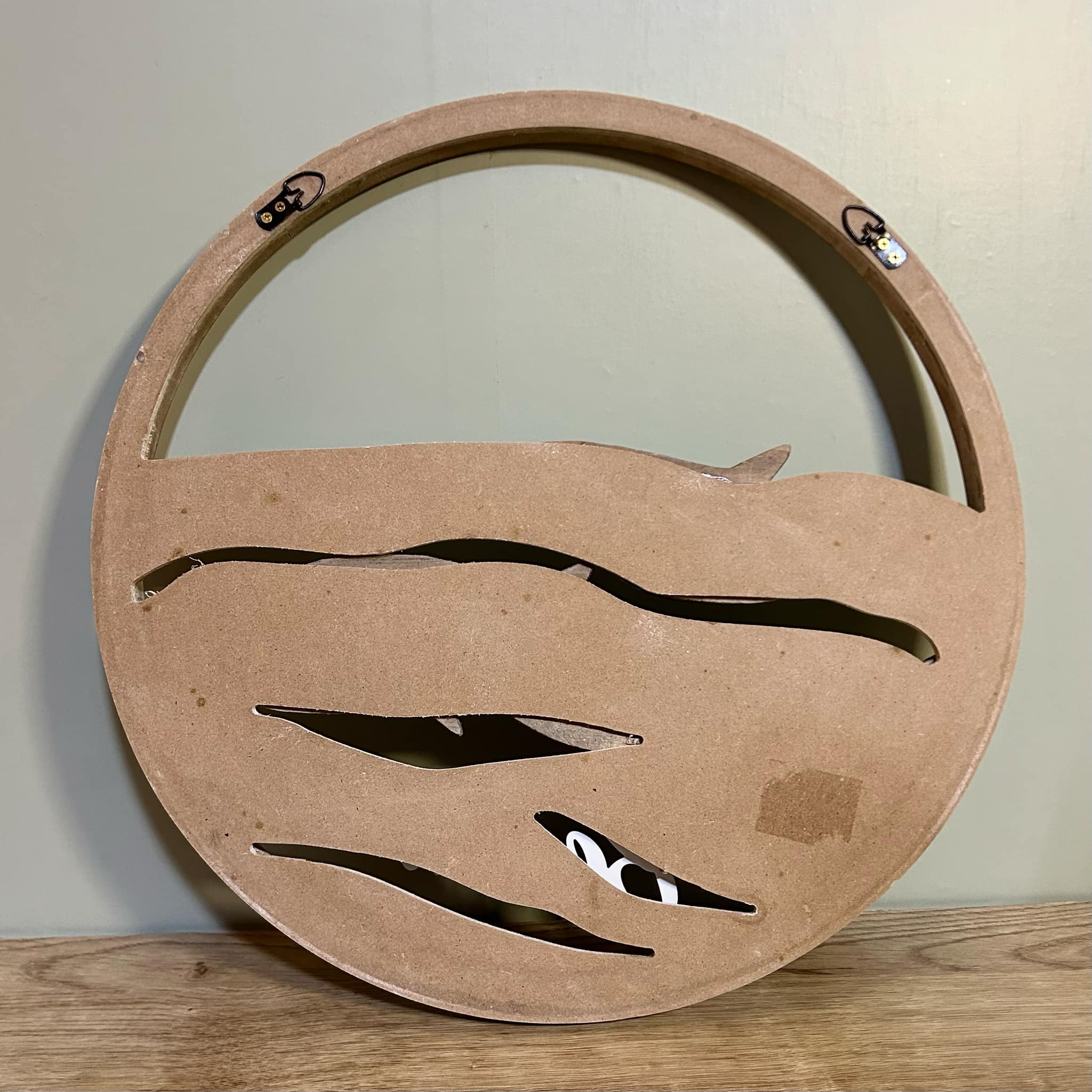 Wooden Beach Fish Wall Décor