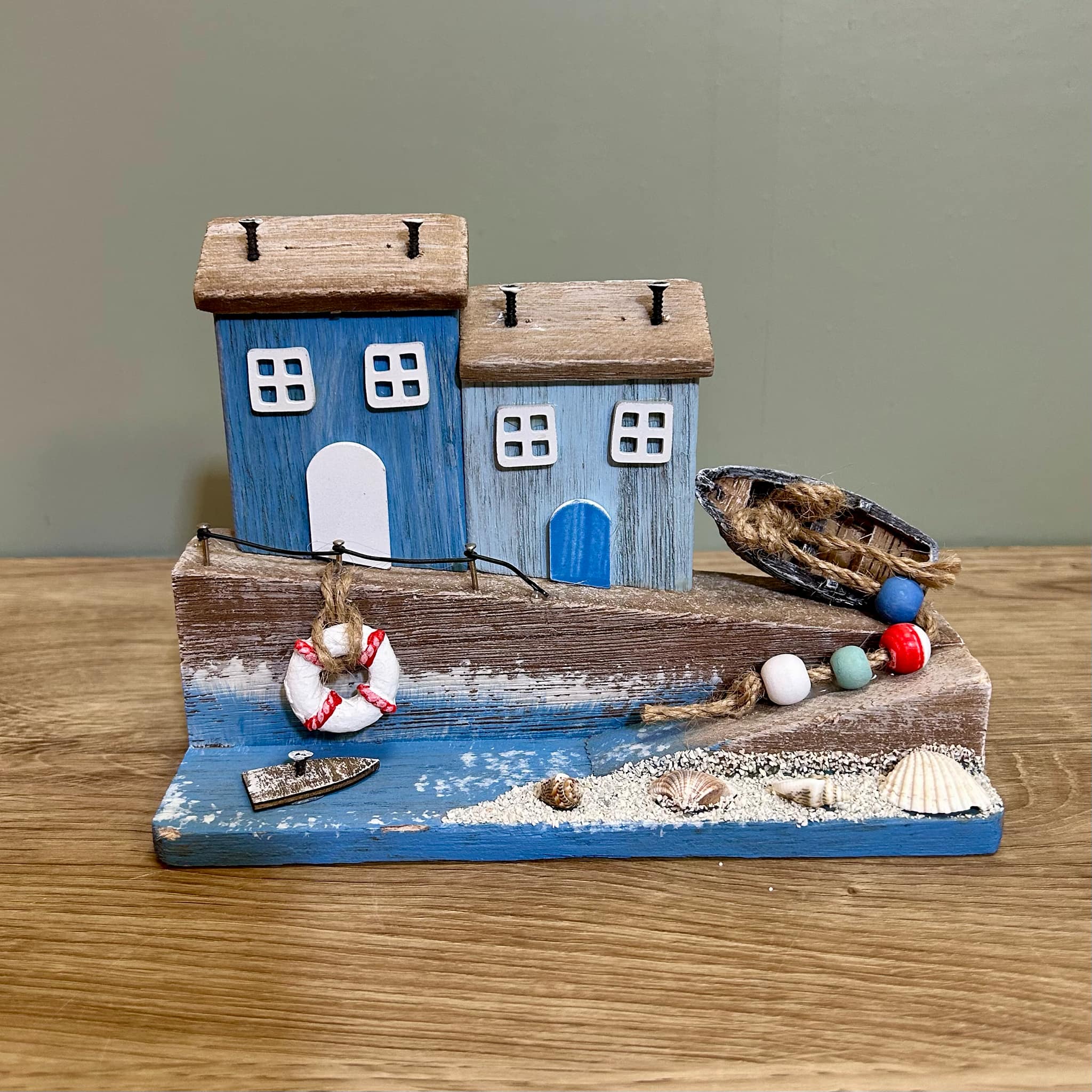 Wooden Coastal Scene