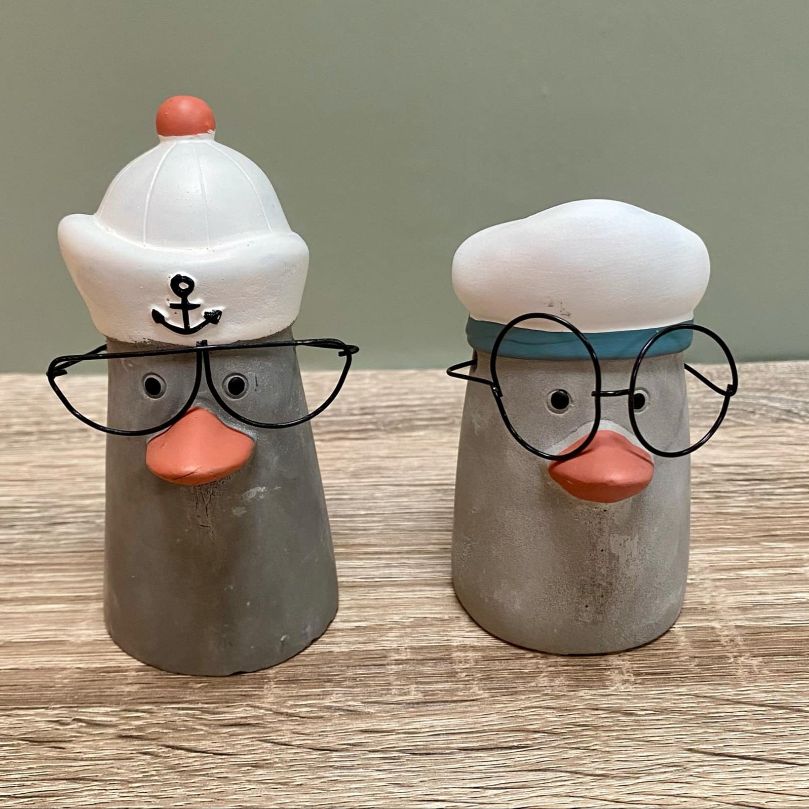 Concrete Seagull Sailors