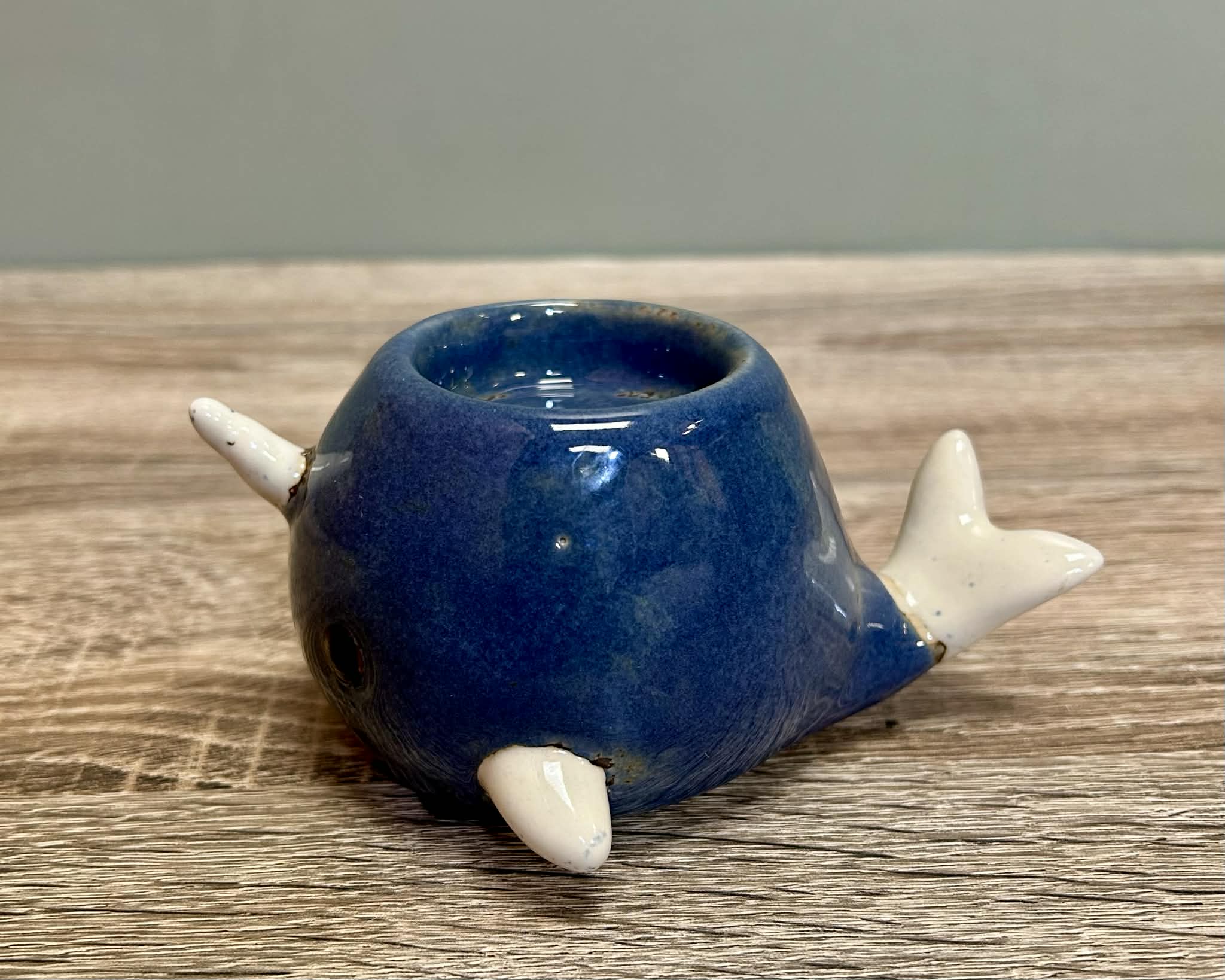 Small Narwhal Tealight Holder