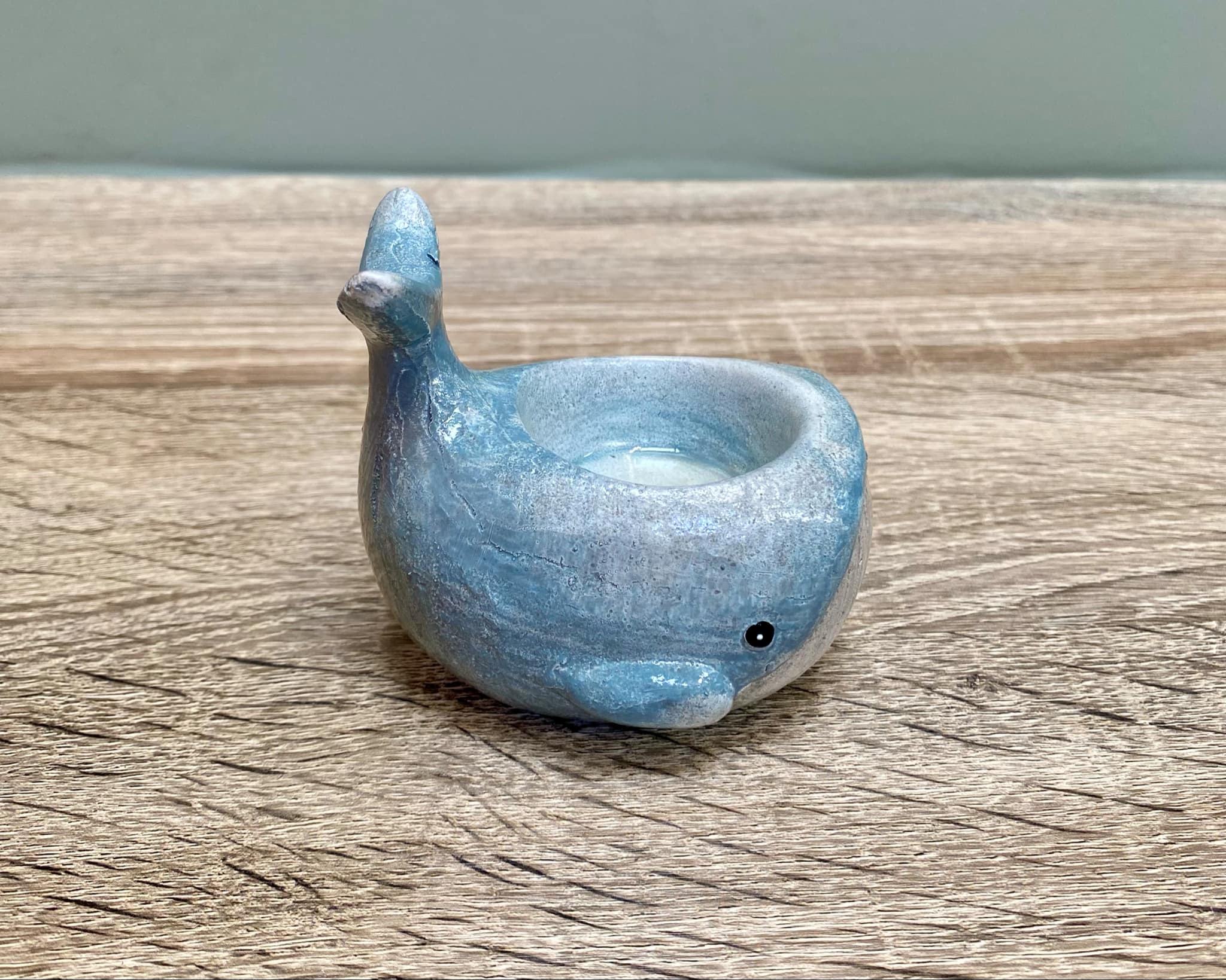 Small Whale Tealight Holder