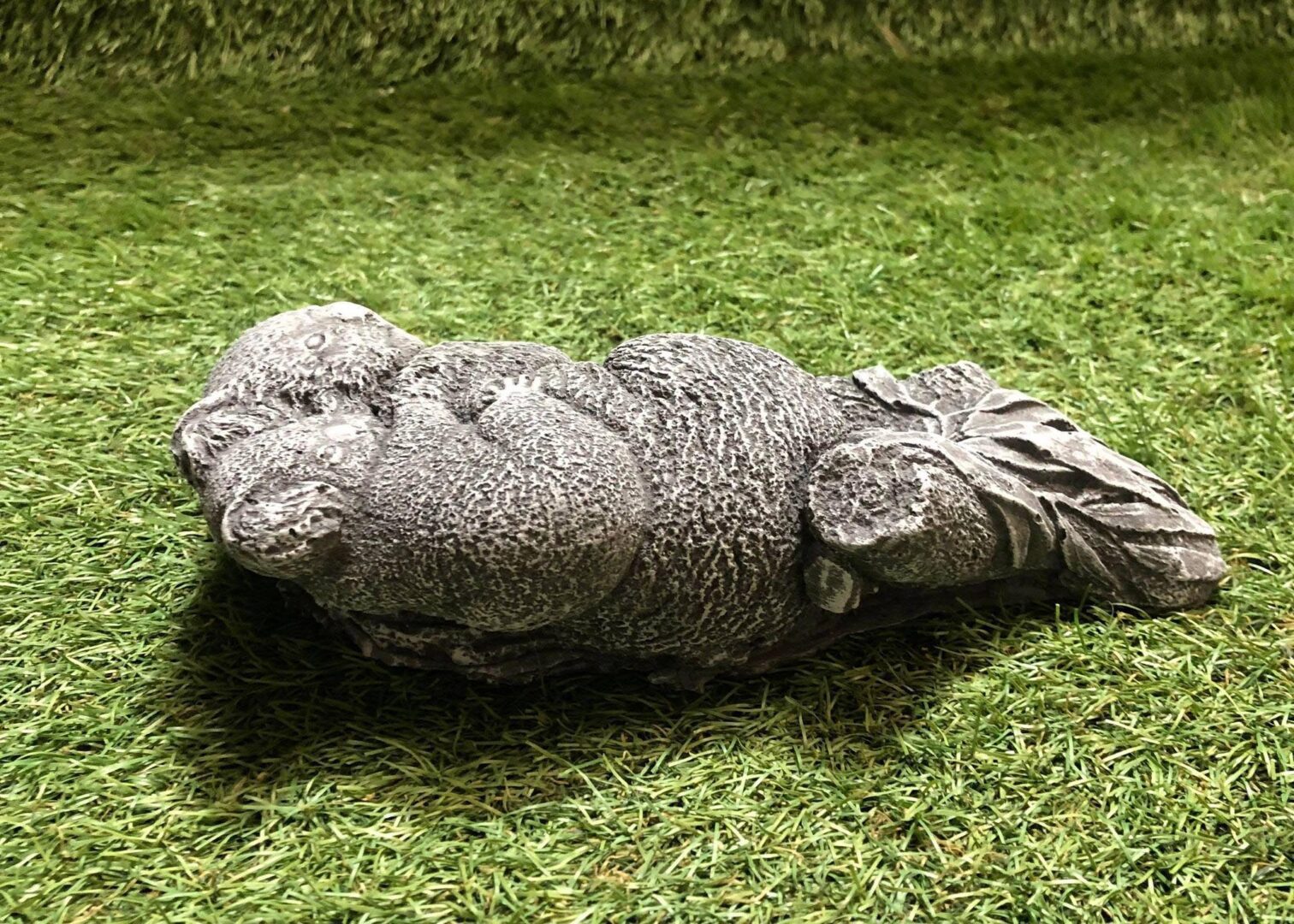 Concrete Koala With Baby Hanging Wall Plaque