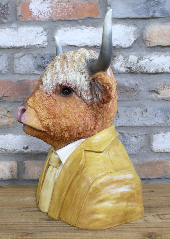 Large Highland Cow Bust