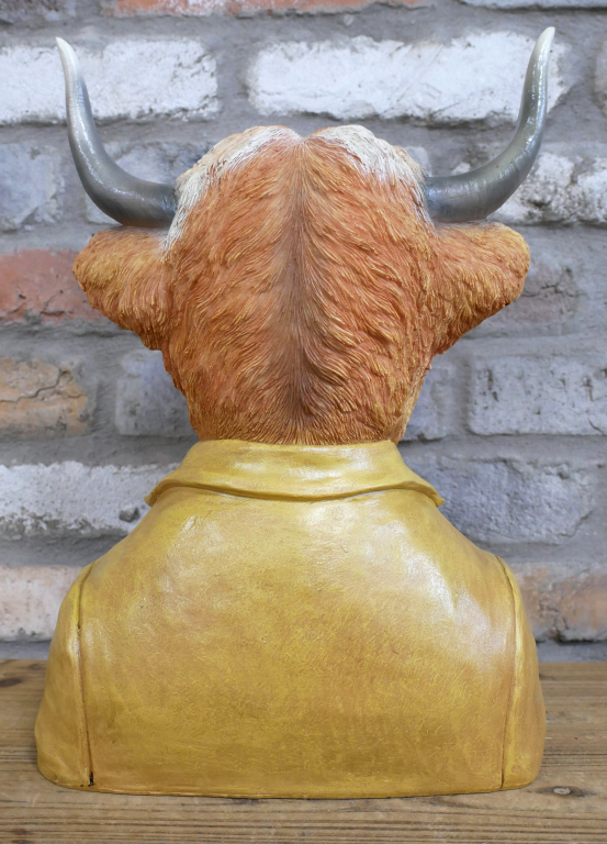 Large Highland Cow Bust