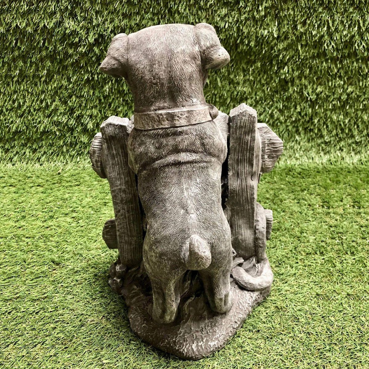 Labrador Puppy Welcome Concrete Ornament