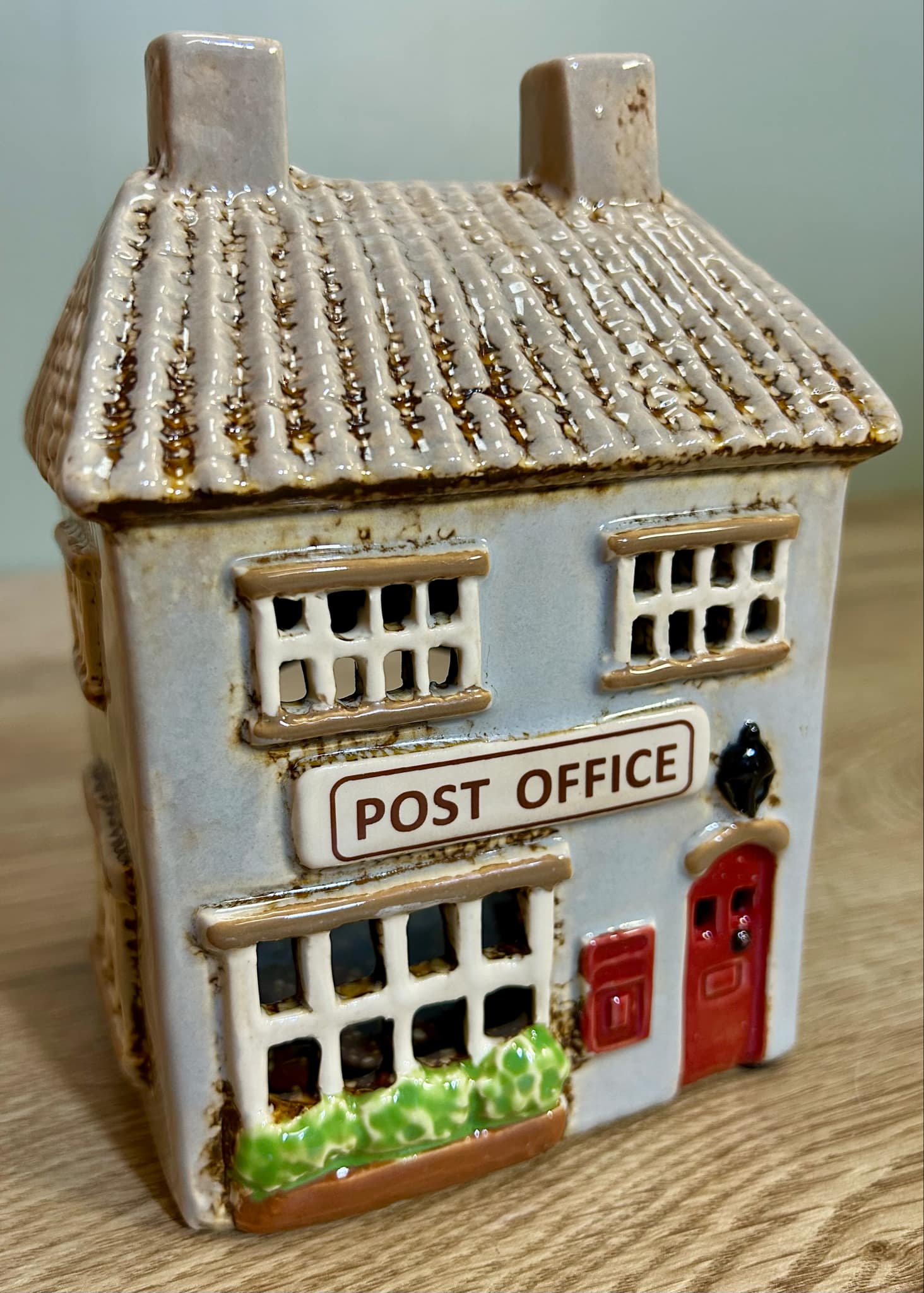 Ceramic Tealight Post Office