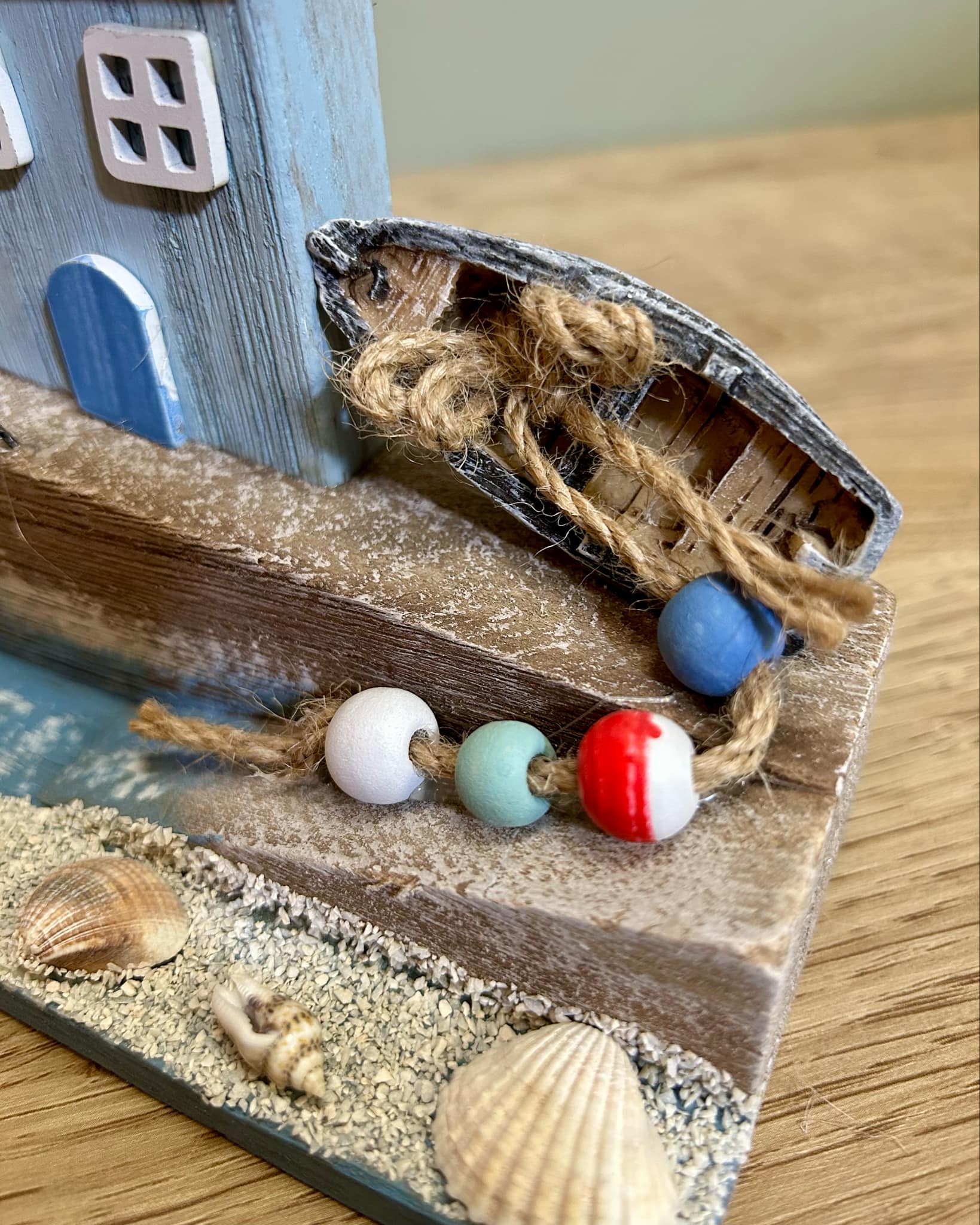 Wooden Coastal Scene
