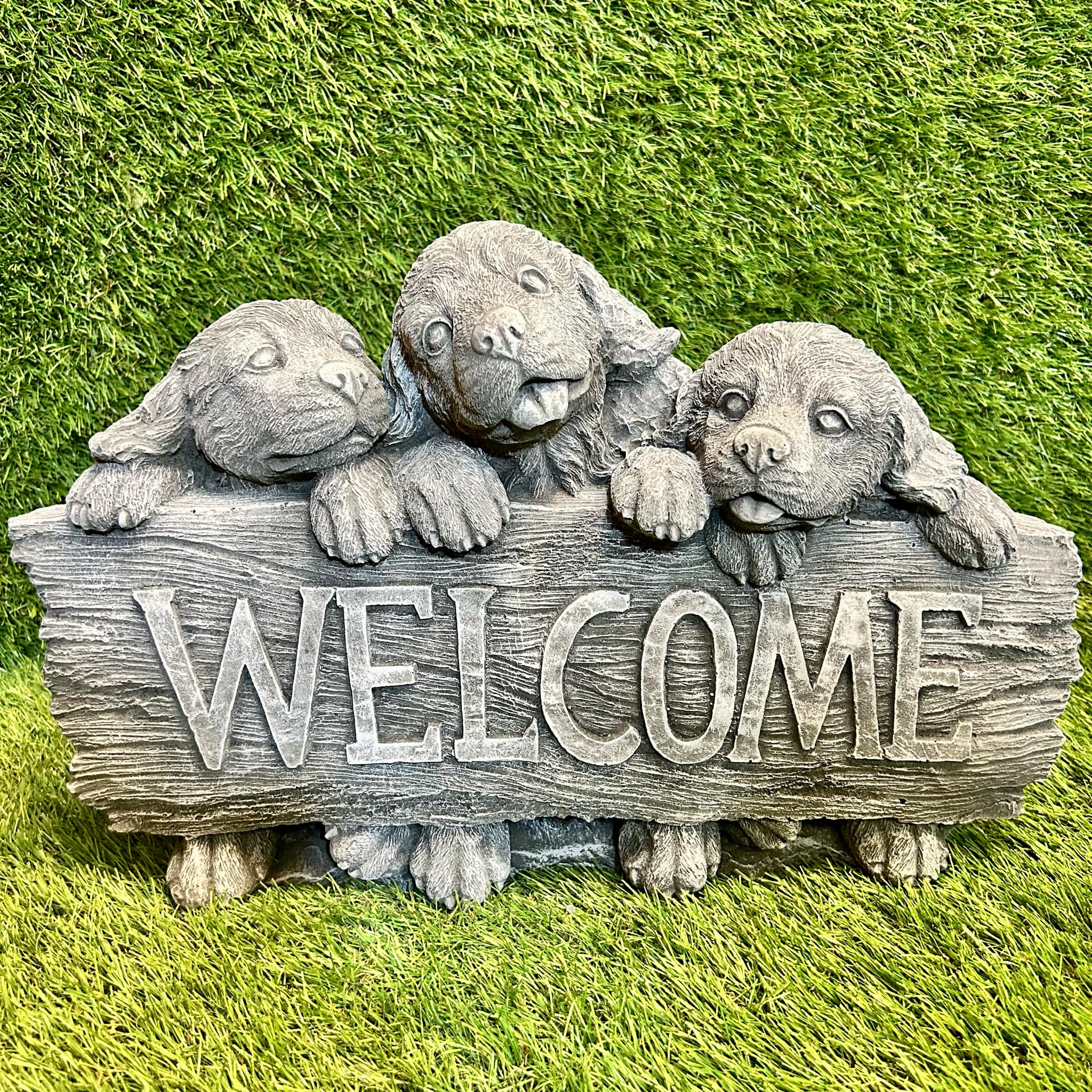 Large Puppy Welcome Sign