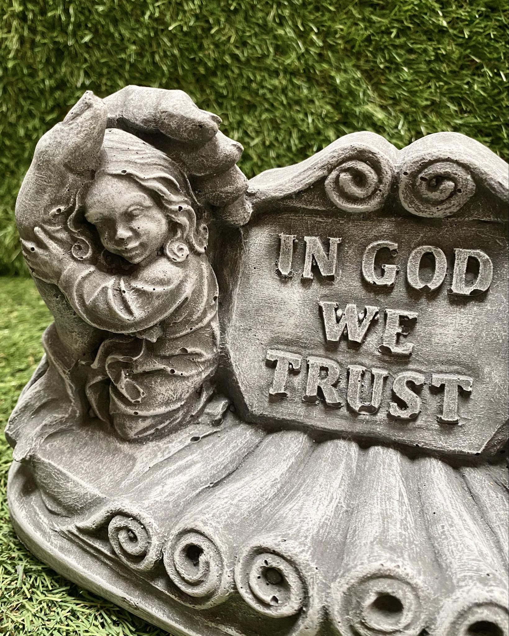 In God We Trust Memorial Marker