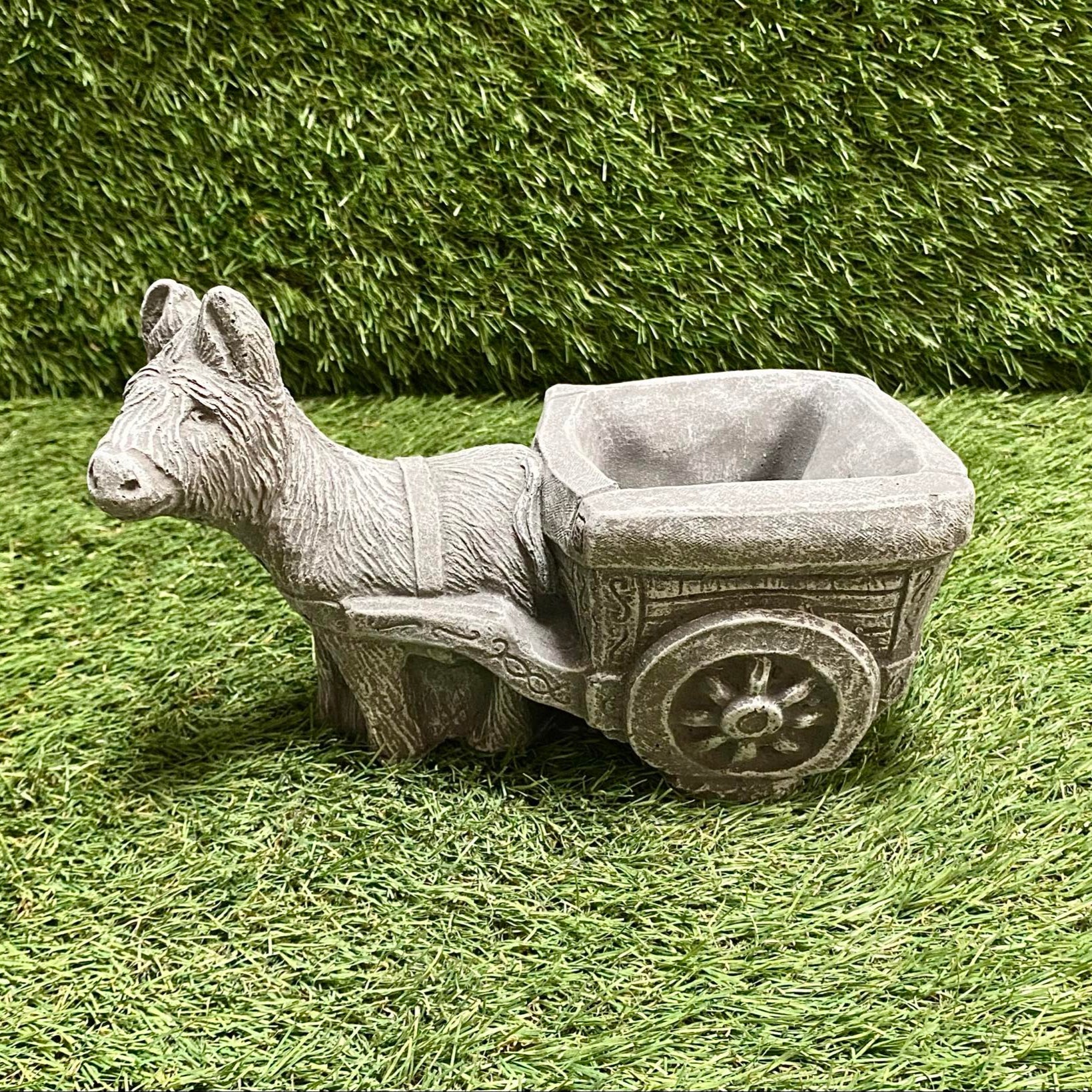 Small Donkey Cart Planter