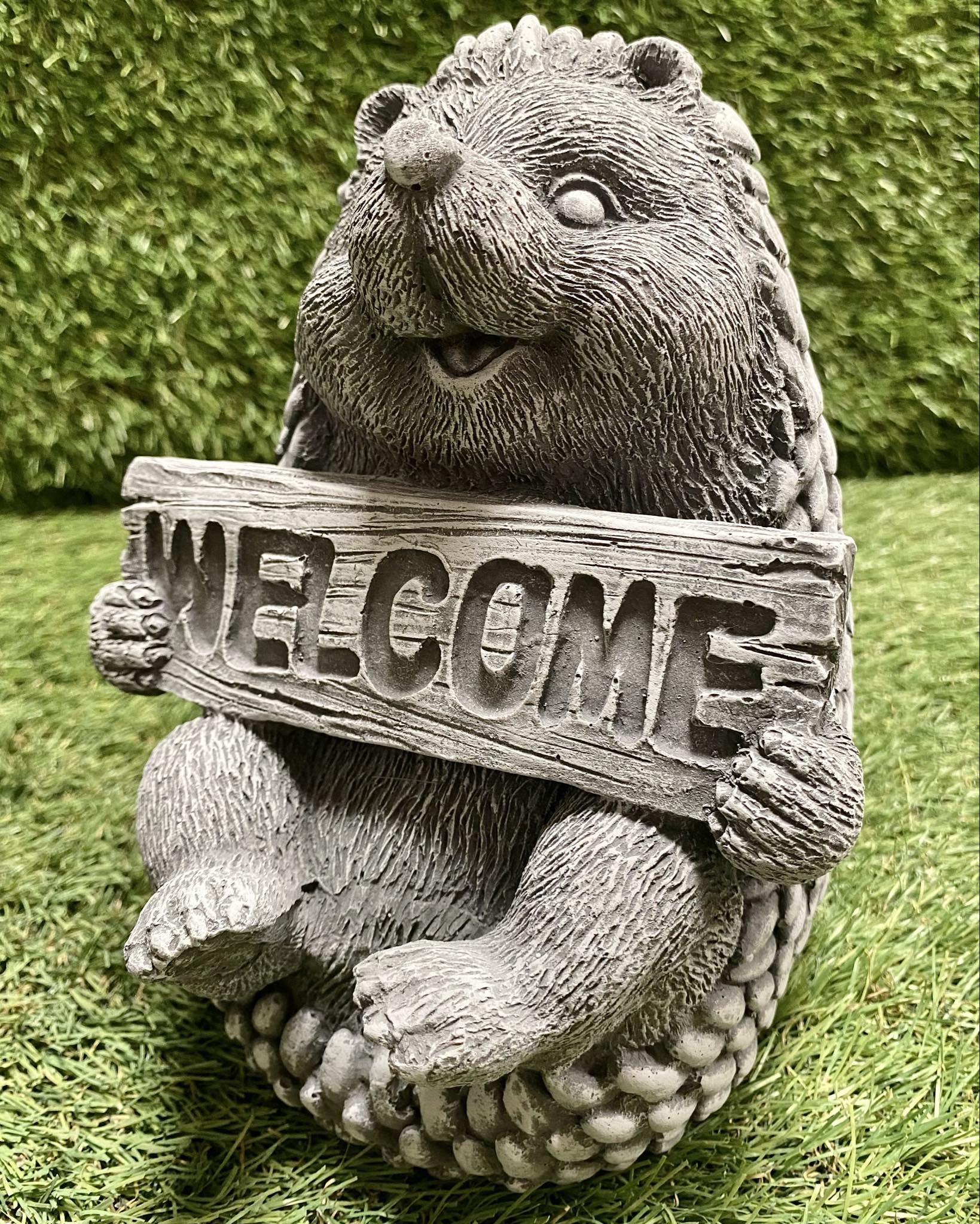 Welcome Hedgehog Sign