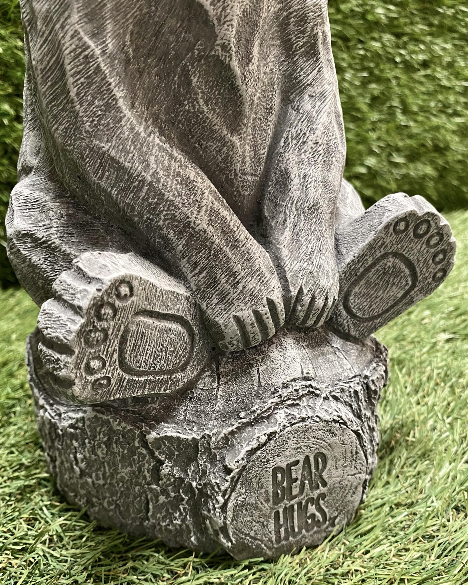 Bear Sitting On Stump