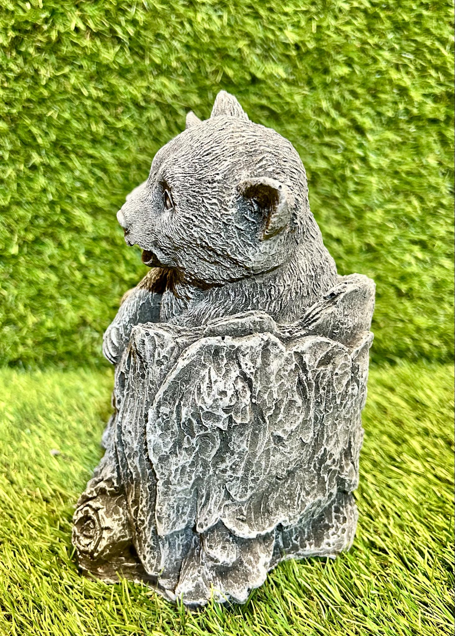 Two Baby Bears In Stump