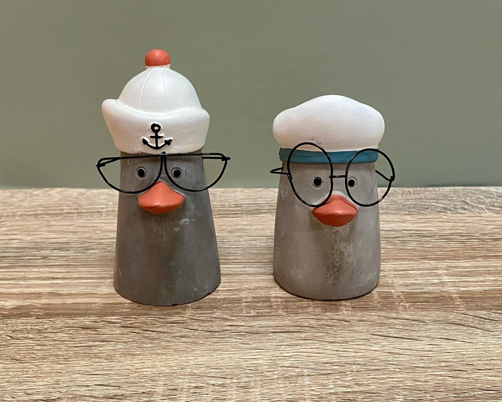 Concrete Seagull Sailors