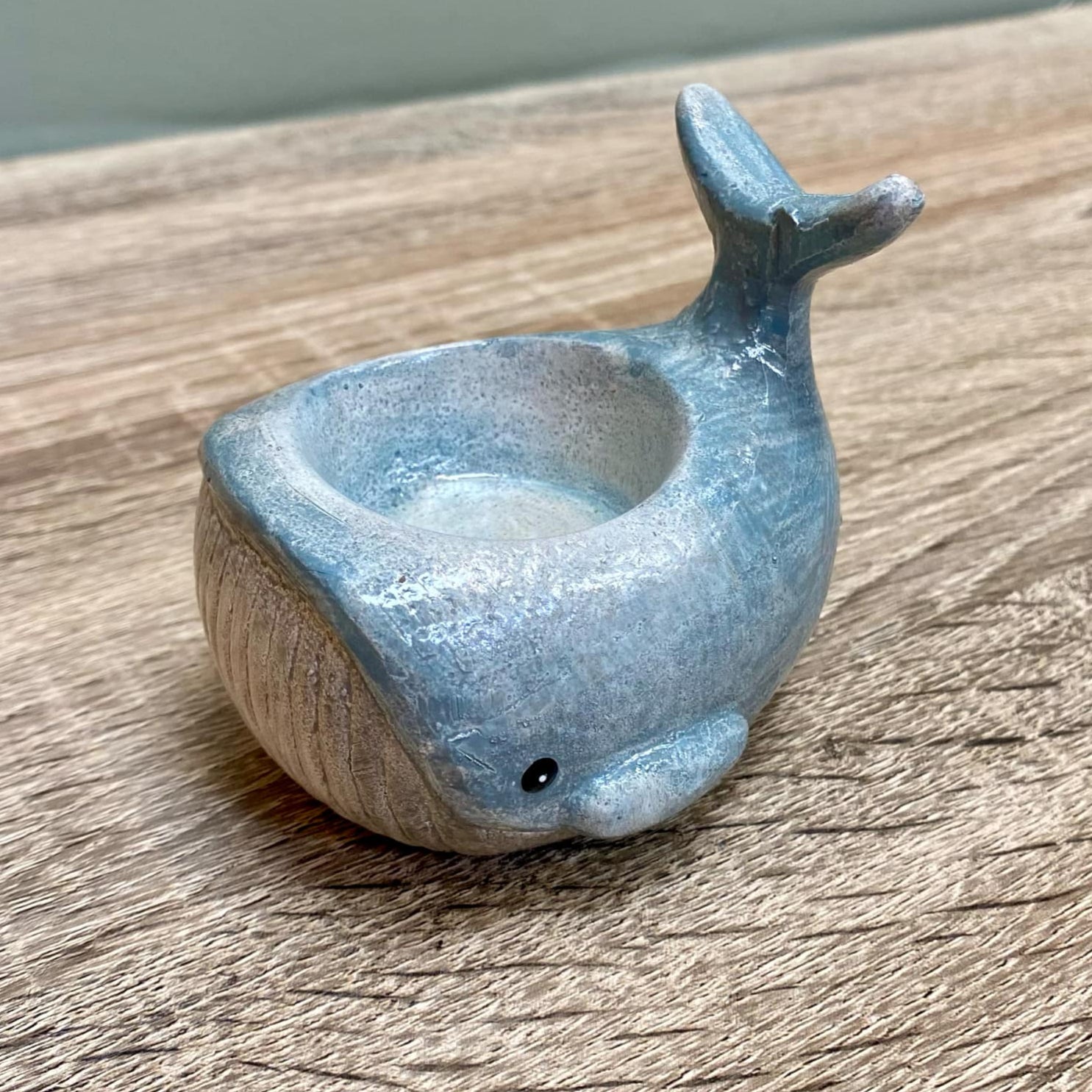 Small Whale Tealight Holder