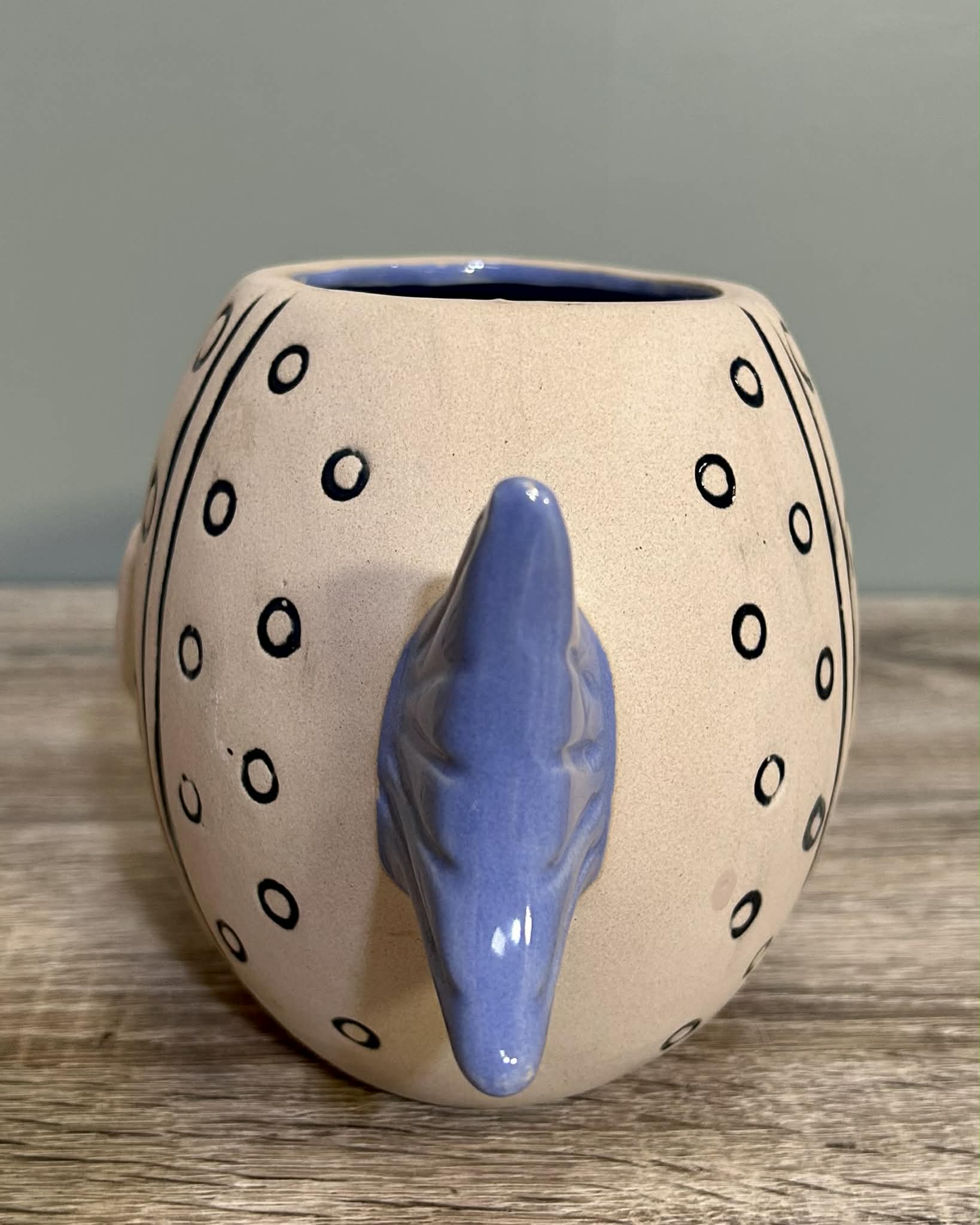 Ceramic Blue Fish Planter