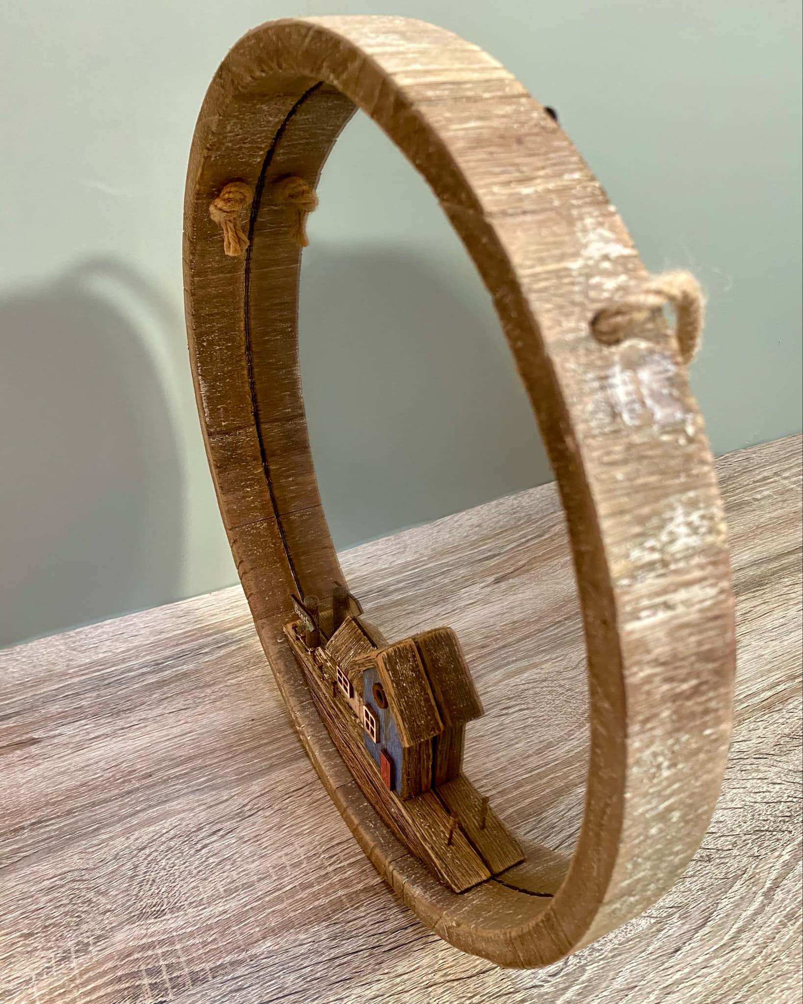 Large Rustic Beach Hut Mirror