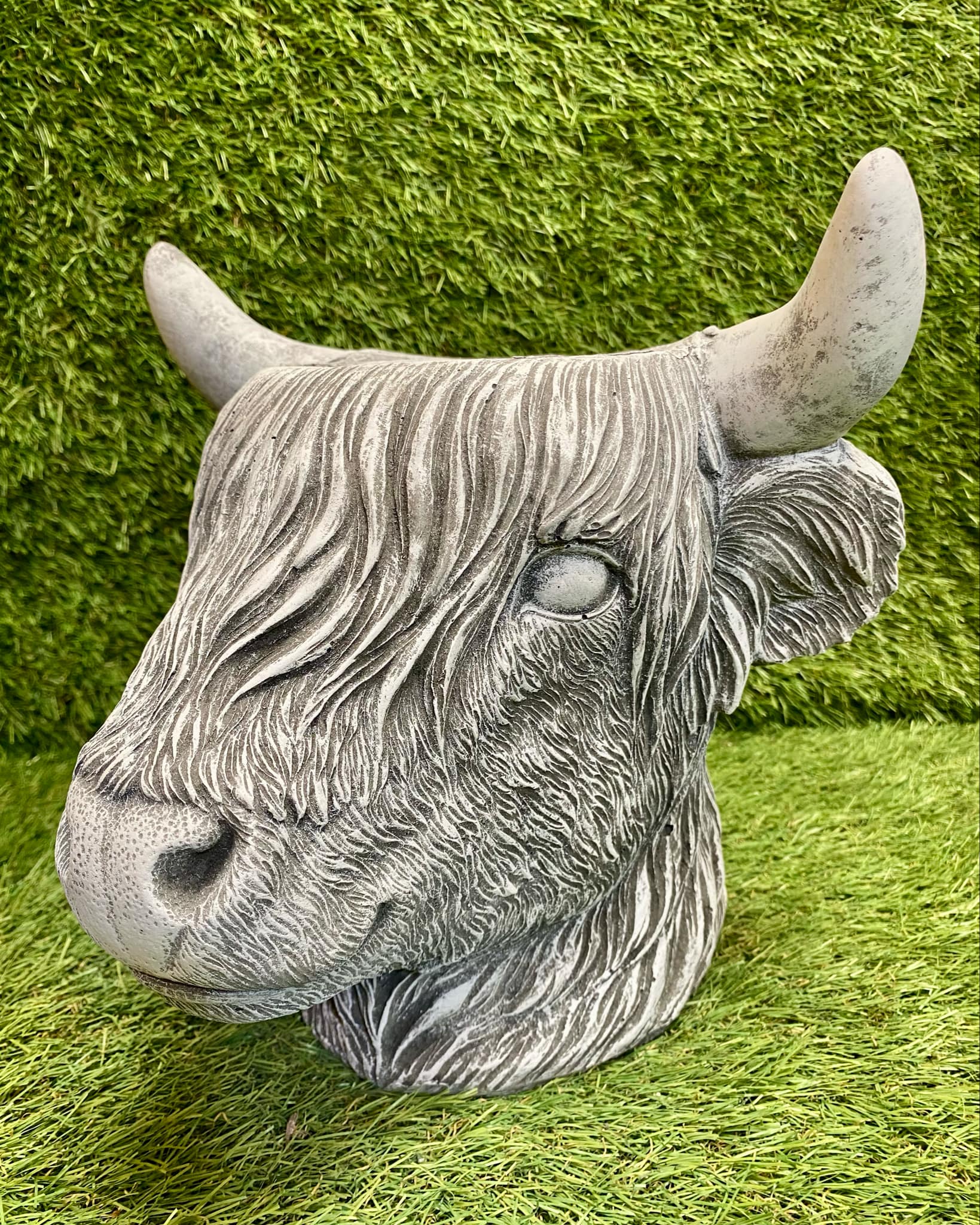 Highland Cow Head Planter