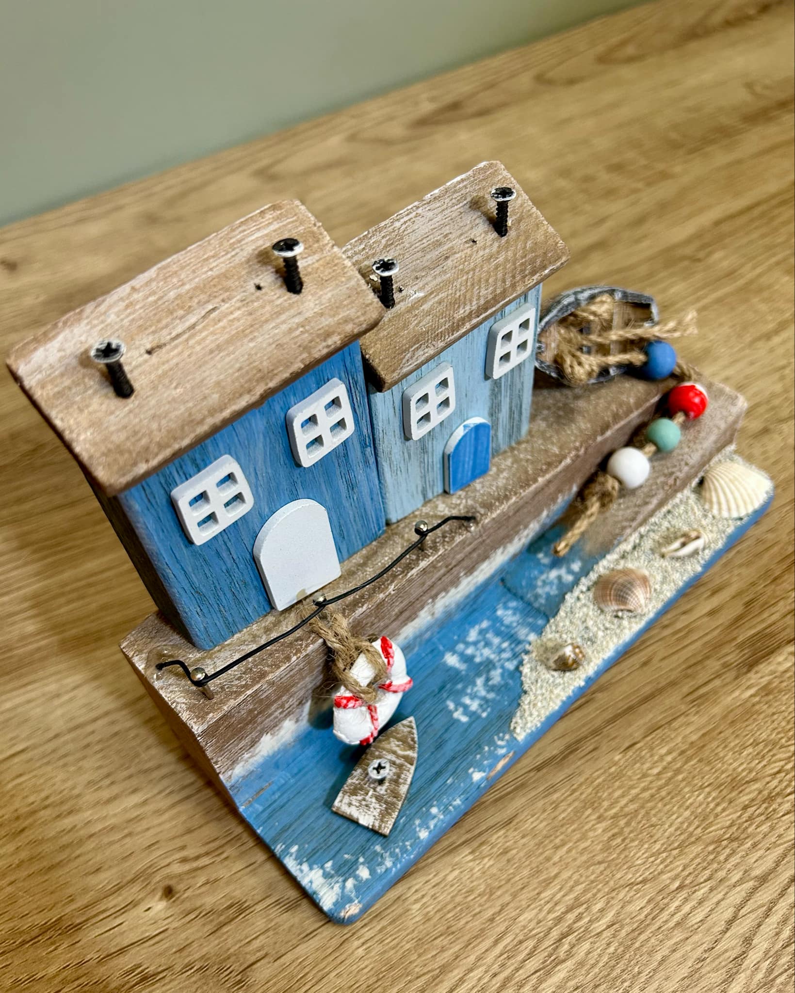 Wooden Coastal Scene