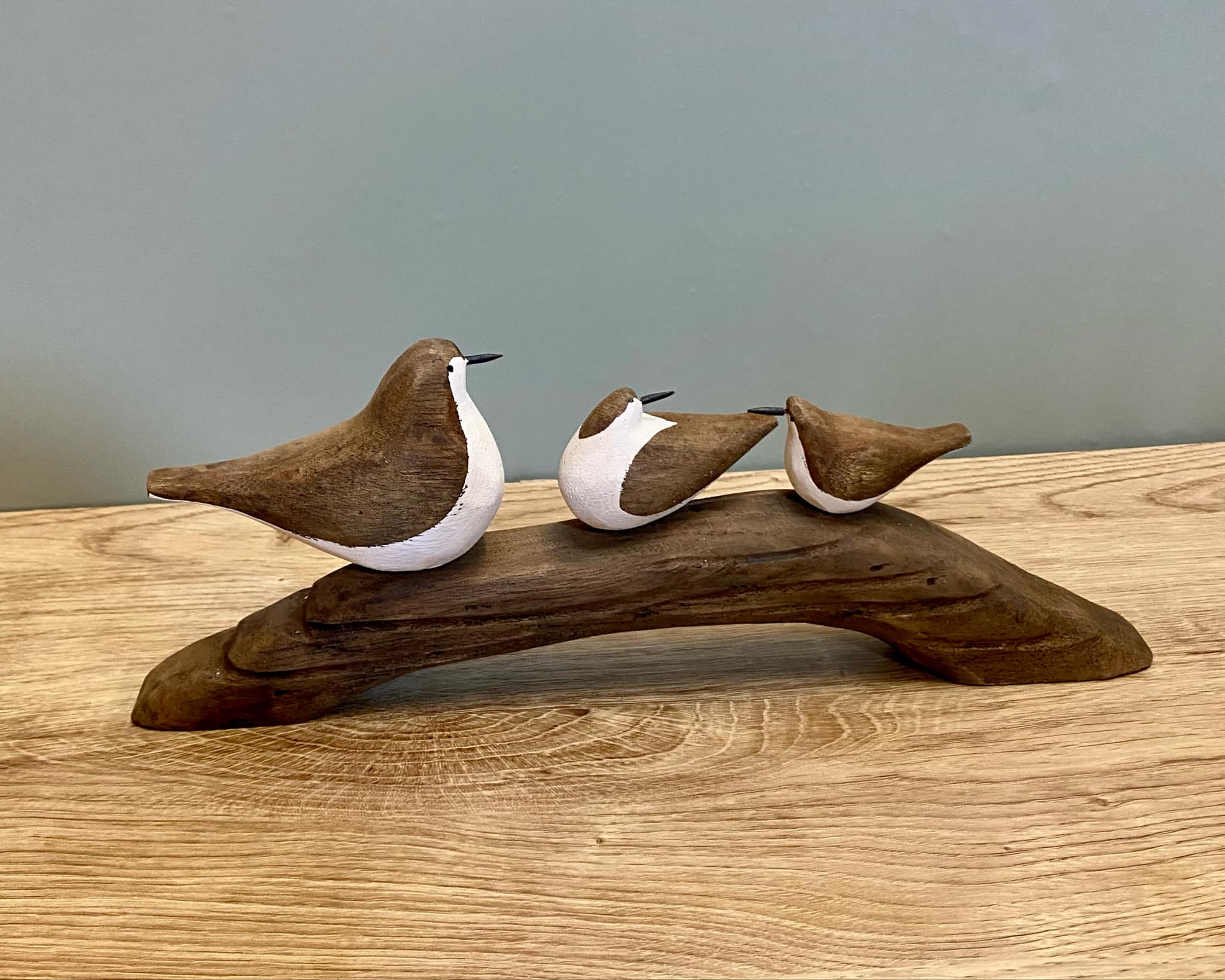 Birds On Wooden Branch