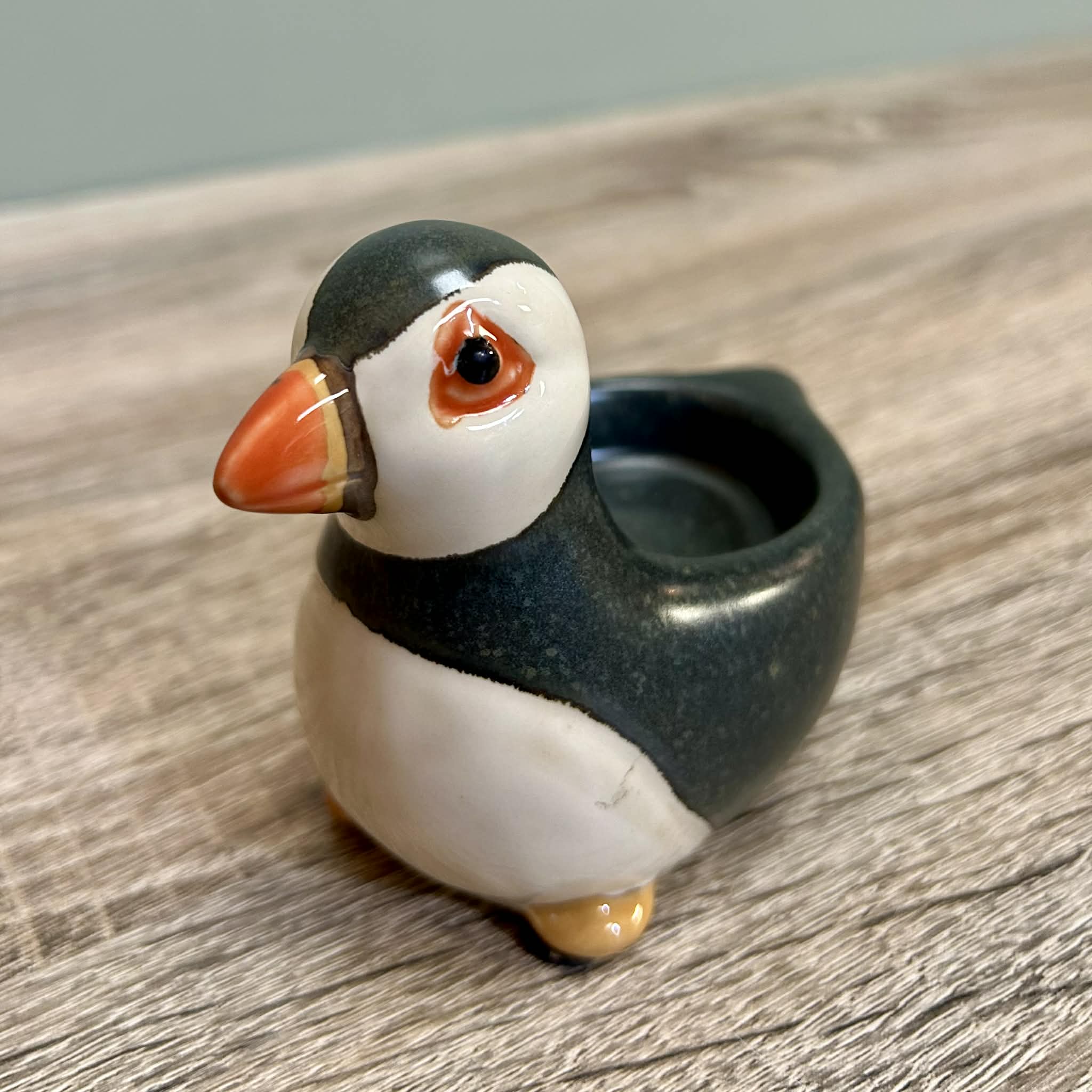 Small Puffin Tealight Holder