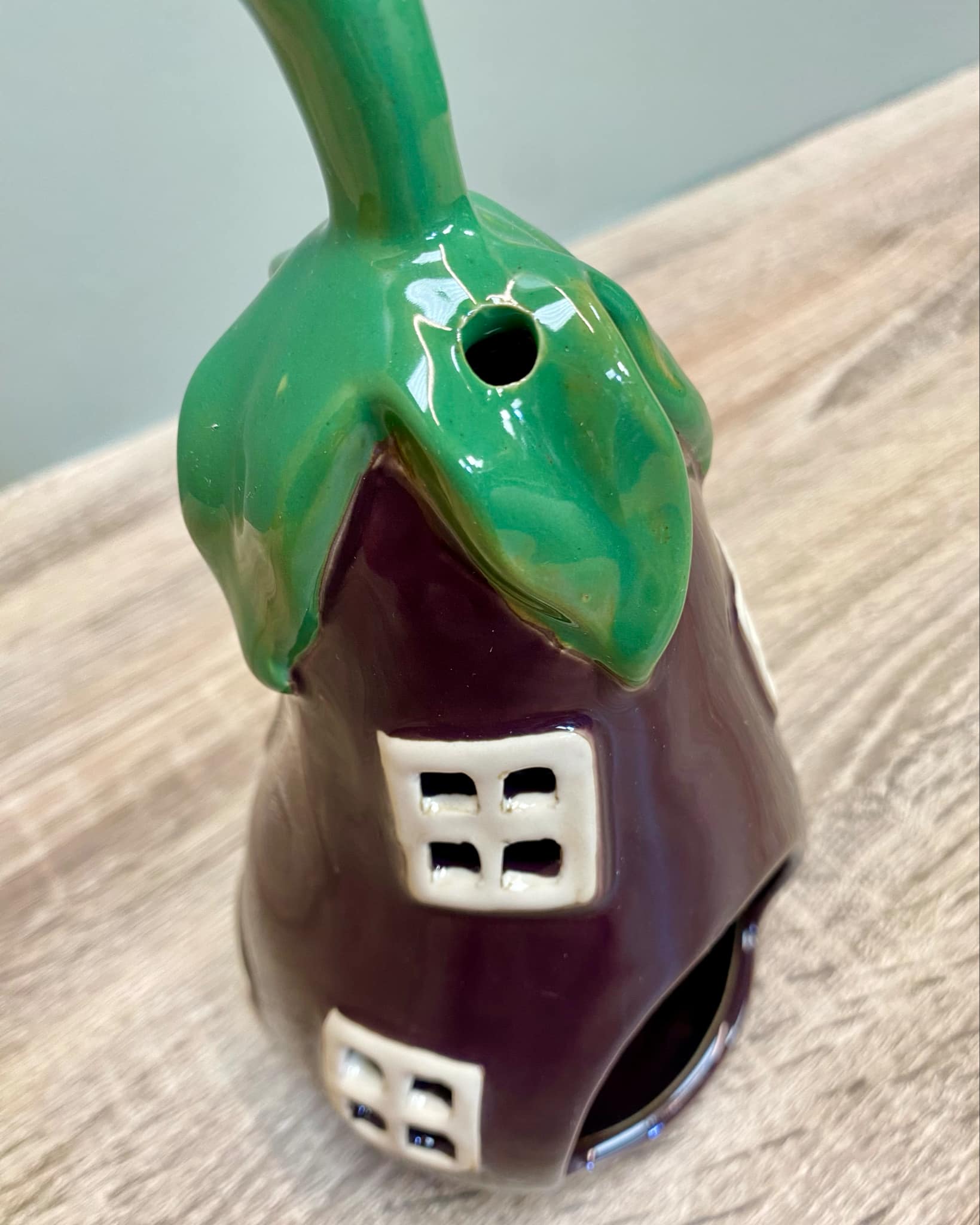Aubergine Tealight House