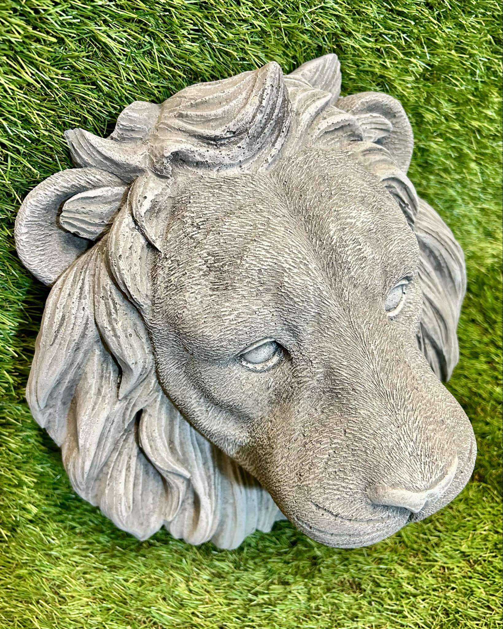 Lion Head Plaque