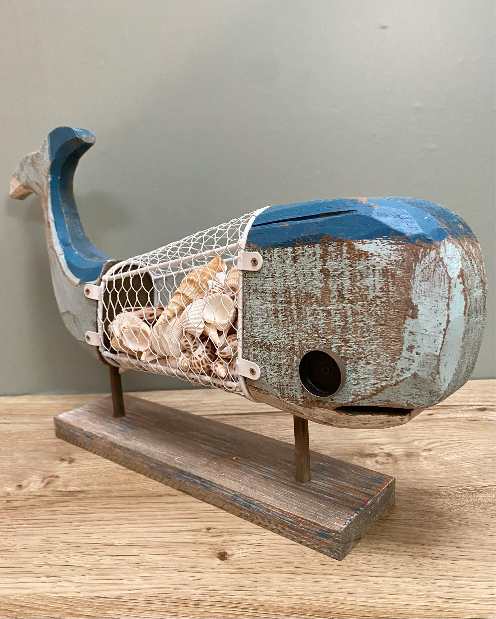 Whale Shell Decor