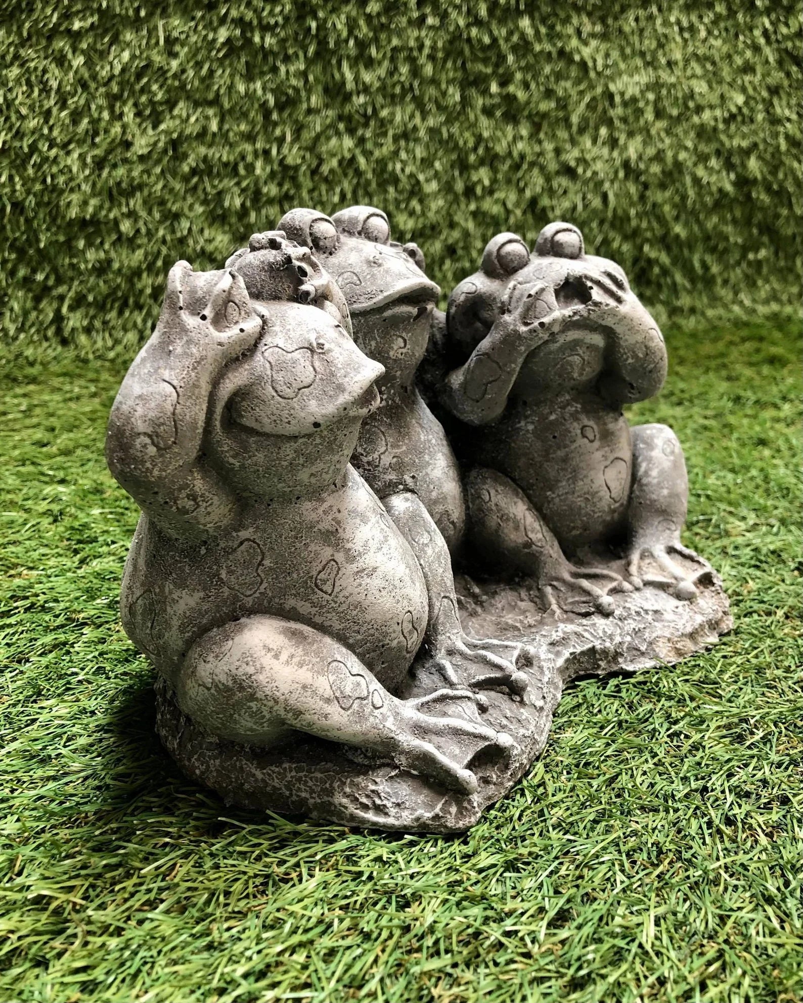 Three Frogs See No Evil, Hear No Evil Speak No Evil