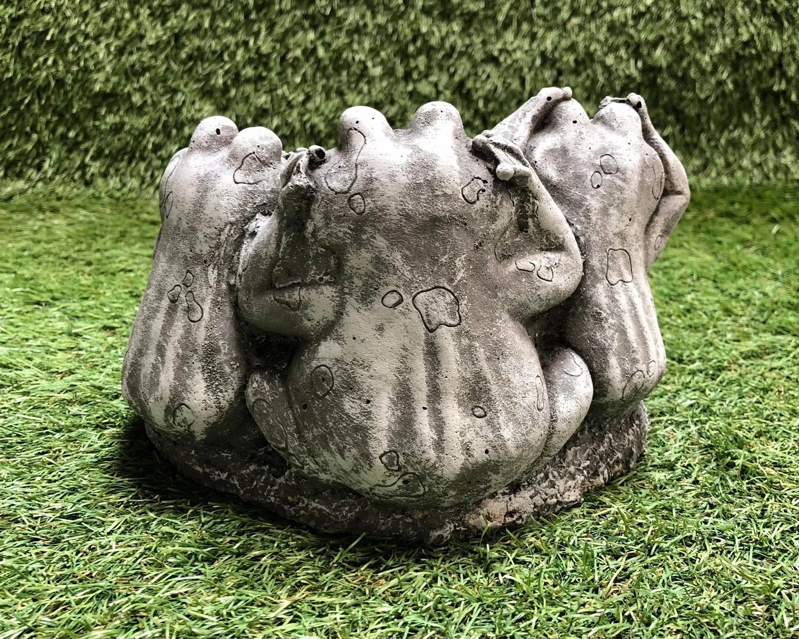 Three Frogs See No Evil, Hear No Evil Speak No Evil