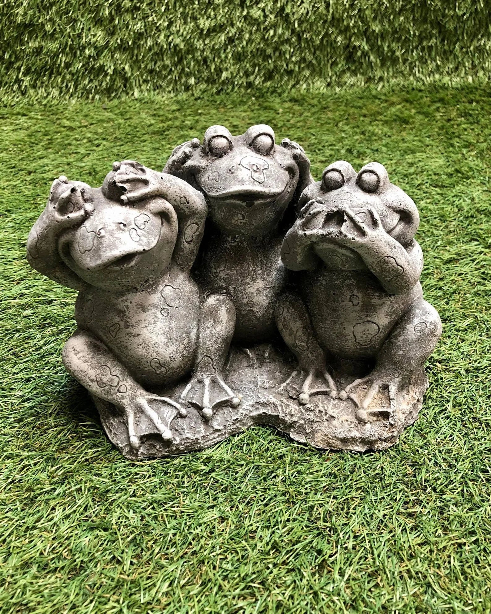 Three Frogs See No Evil, Hear No Evil Speak No Evil