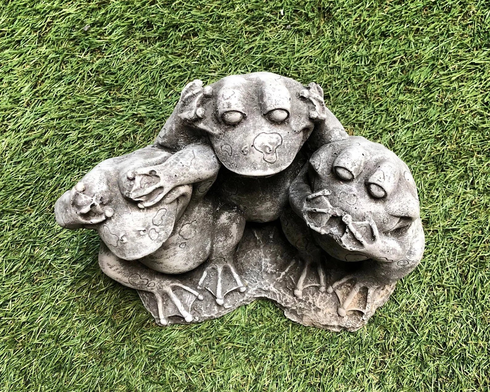 Three Frogs See No Evil, Hear No Evil Speak No Evil