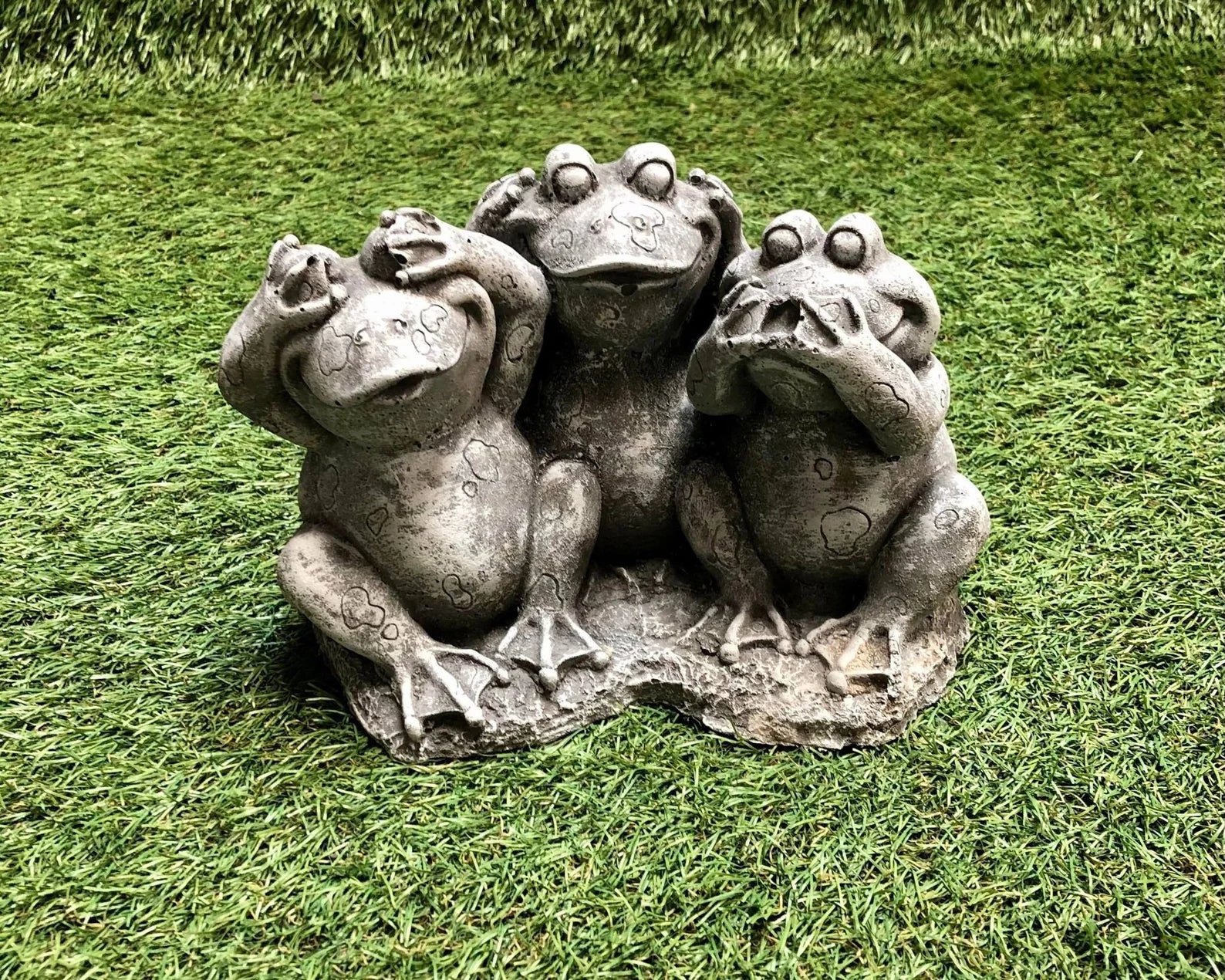Three Frogs See No Evil, Hear No Evil Speak No Evil