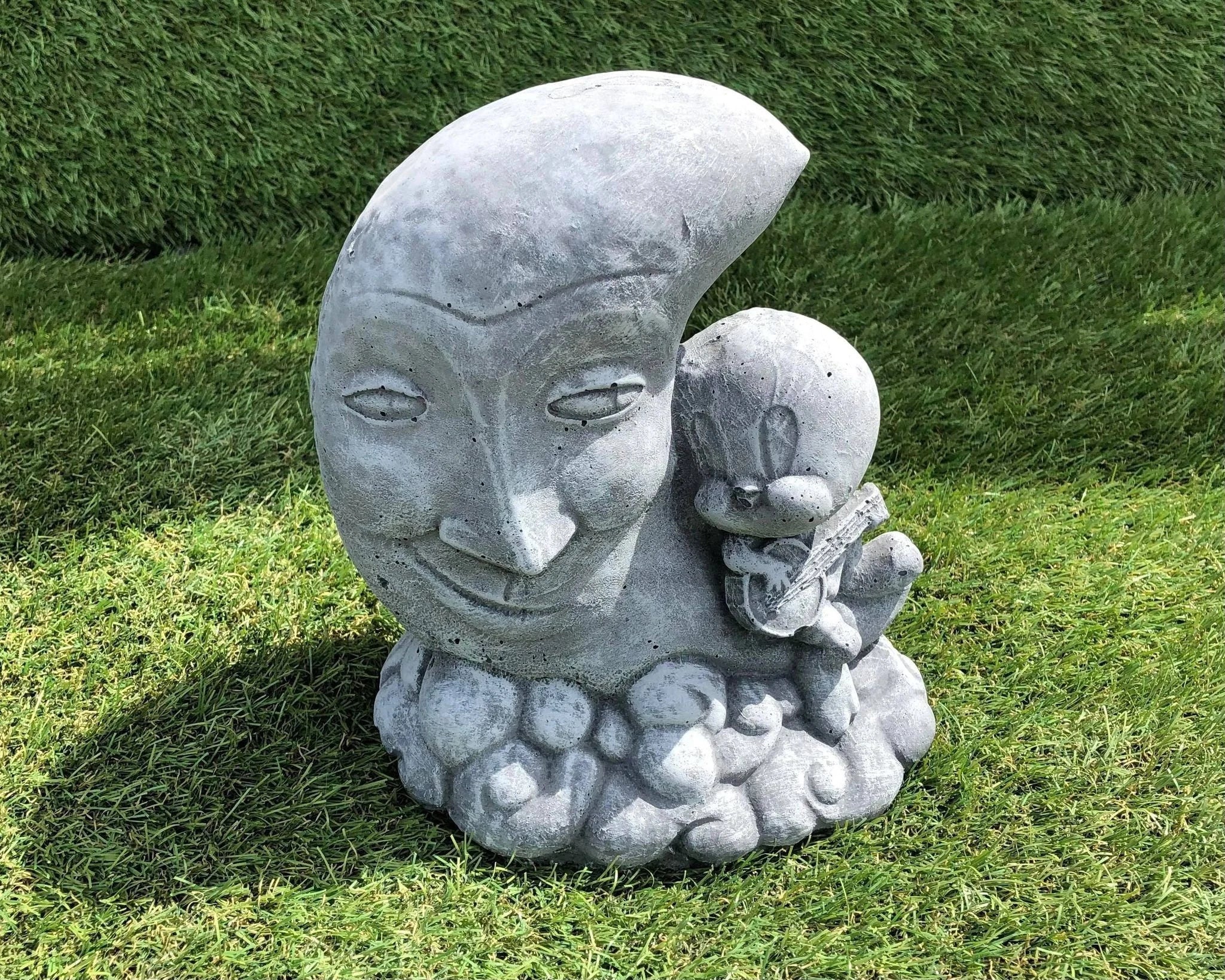 Tweety Bird Sculpture and Moon