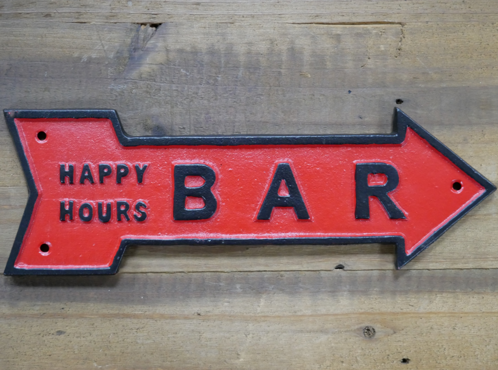 Happy Hours Bar Sign