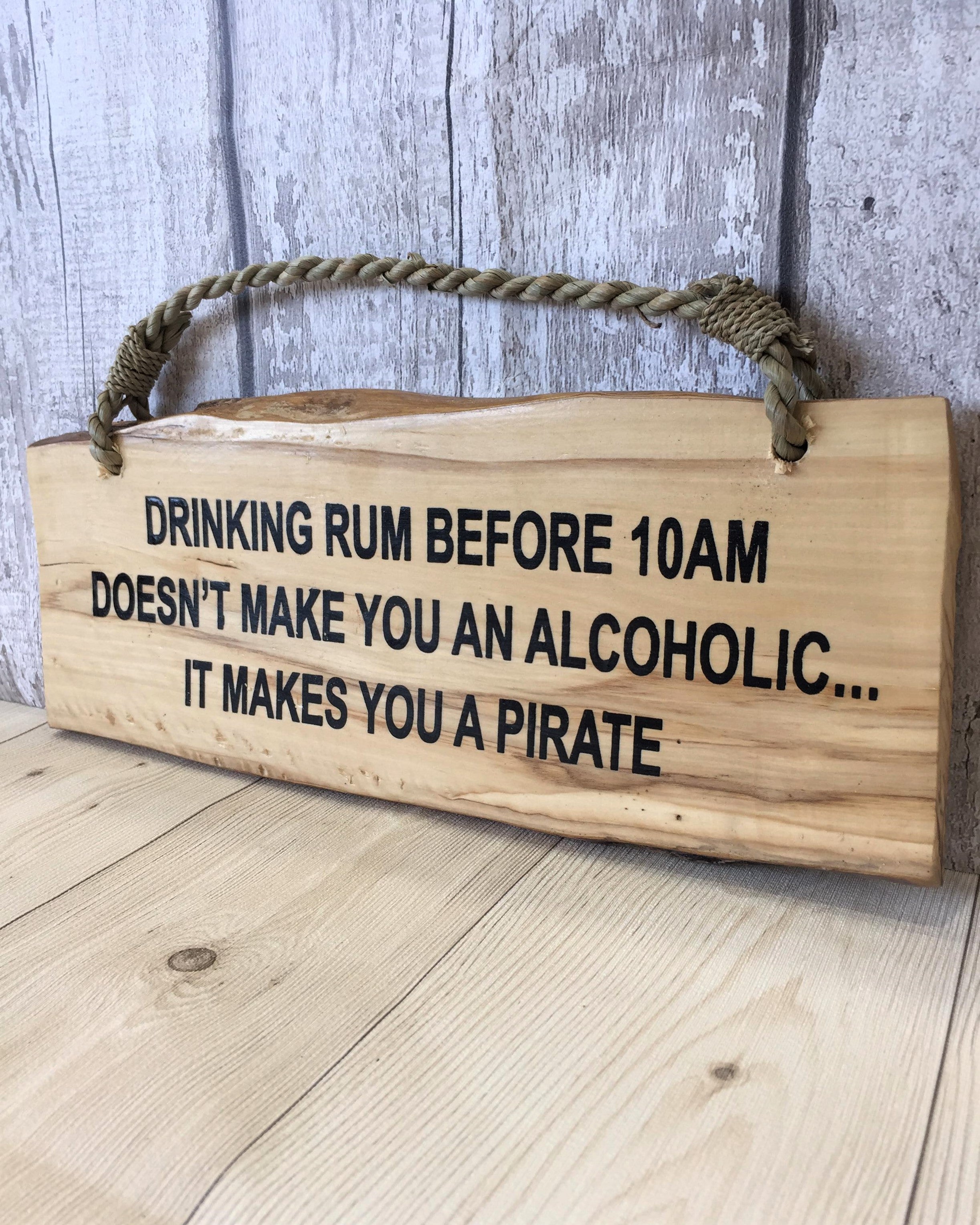 Sign - Drinking Rum