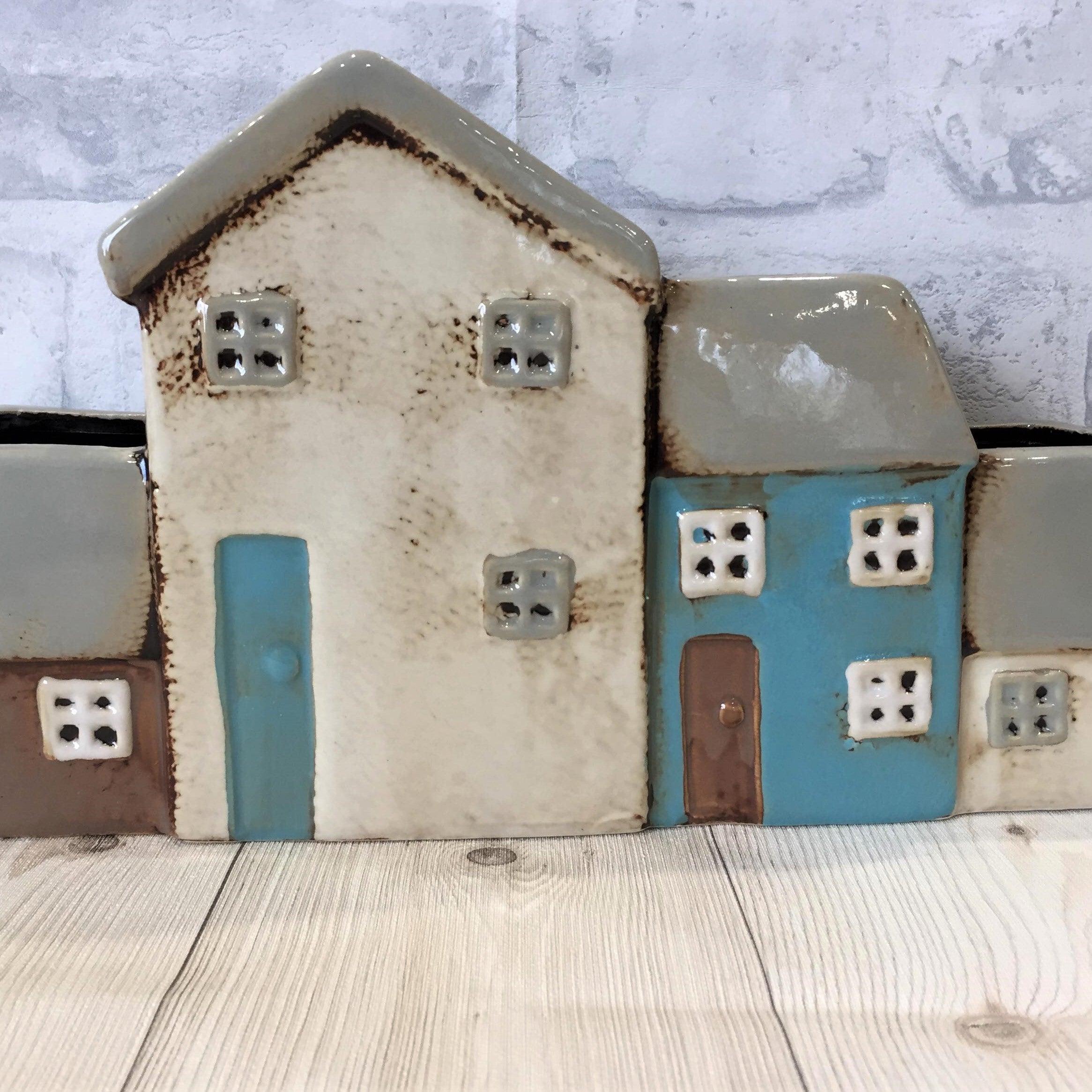 Ceramic Village Planter