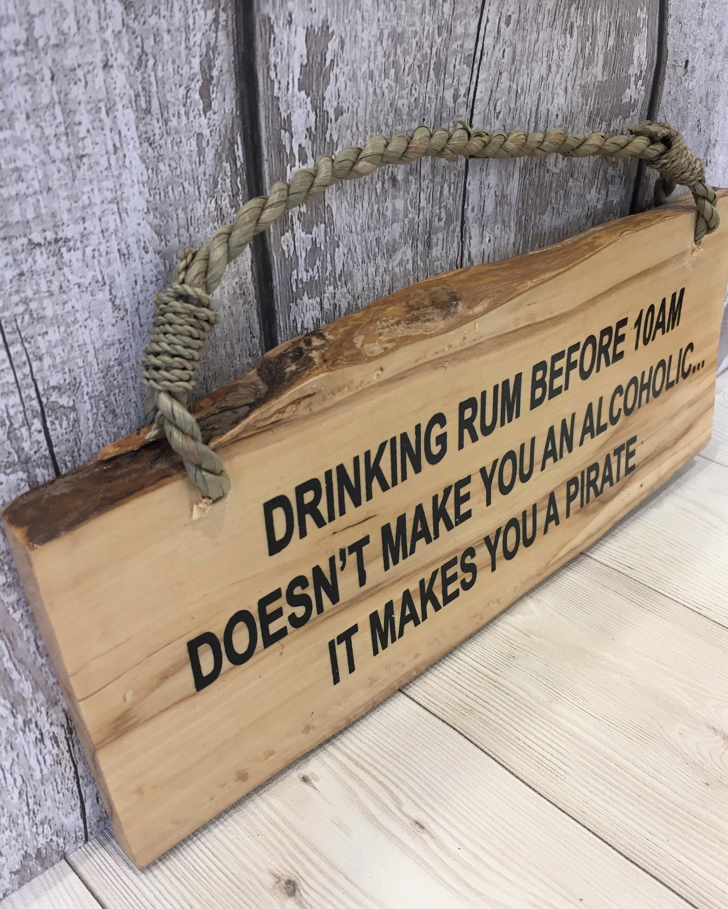 Sign - Drinking Rum