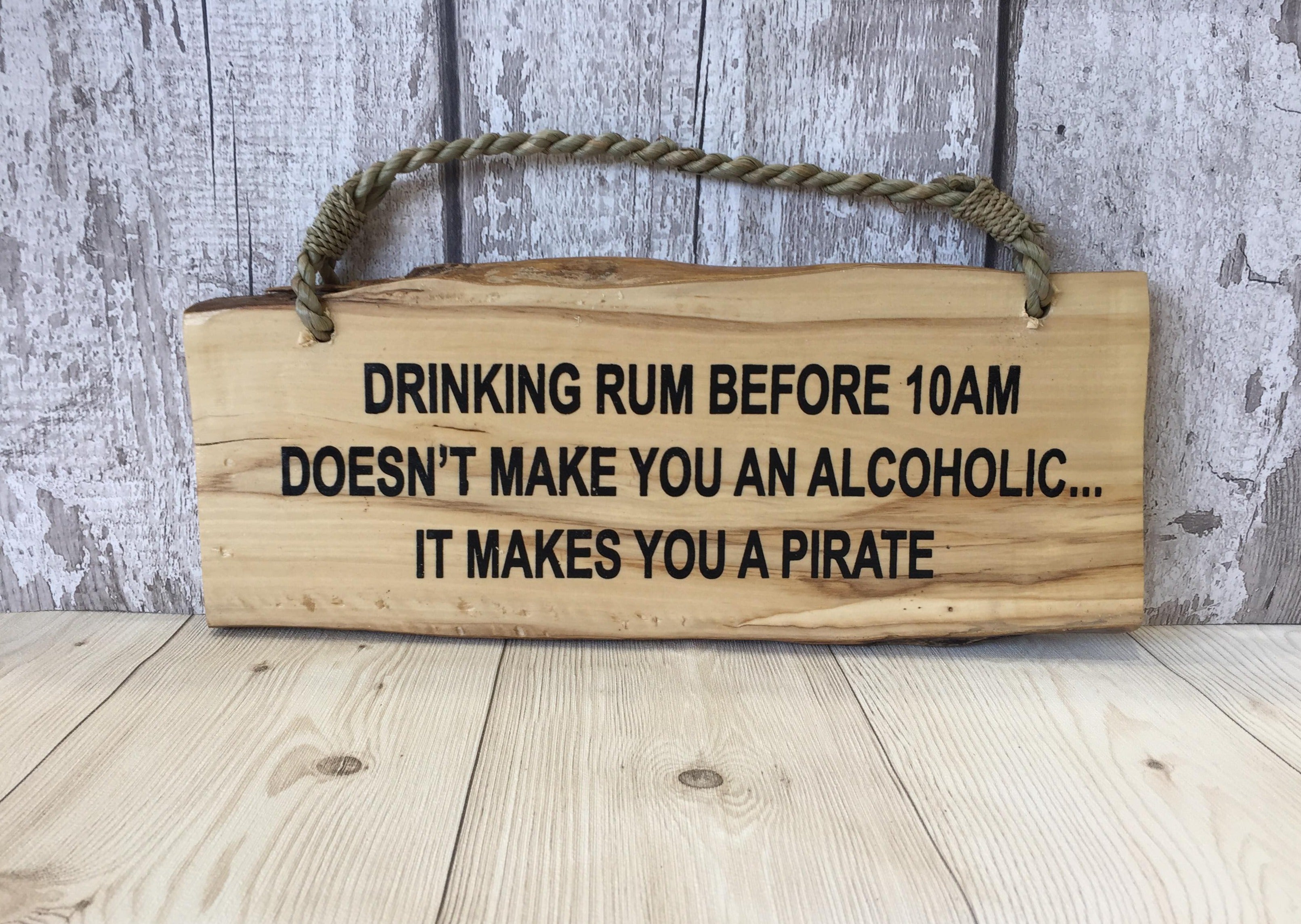 Sign - Drinking Rum