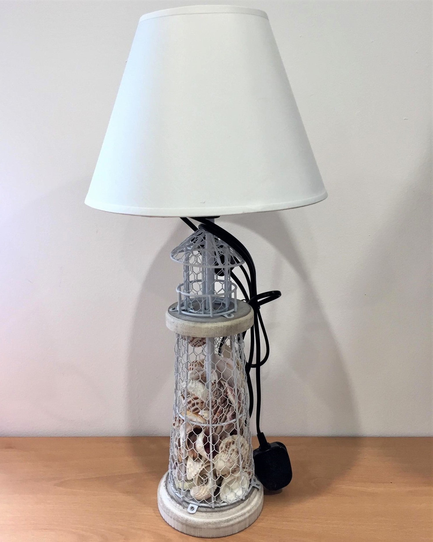 Lighthouse Shell Lamp