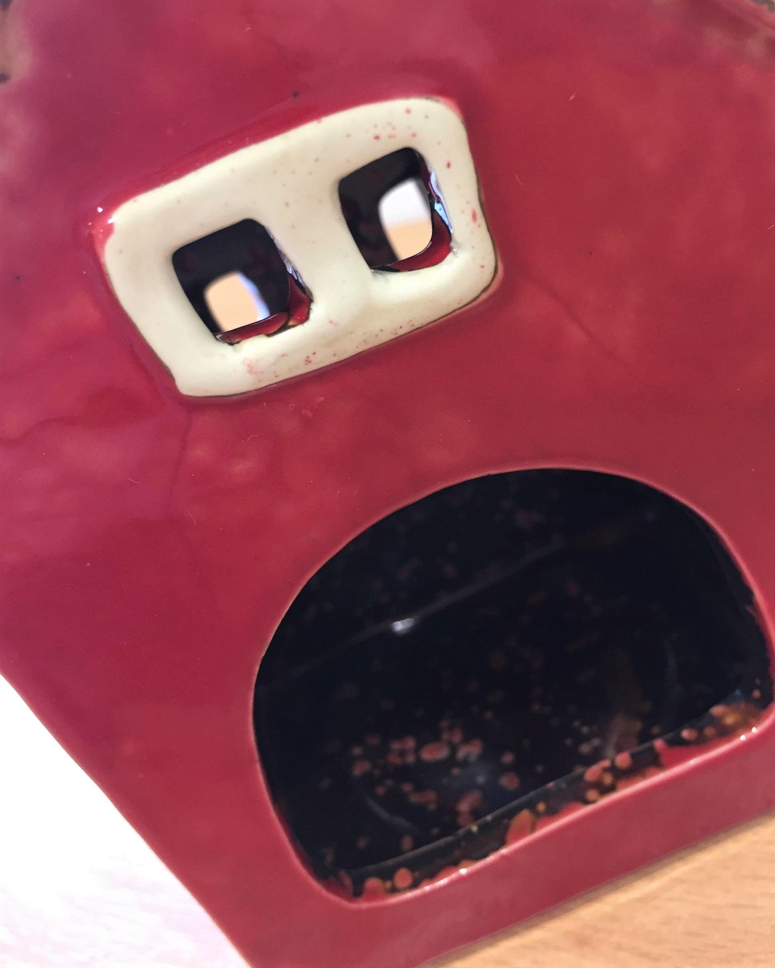 Ceramic Tealight Love Heart House