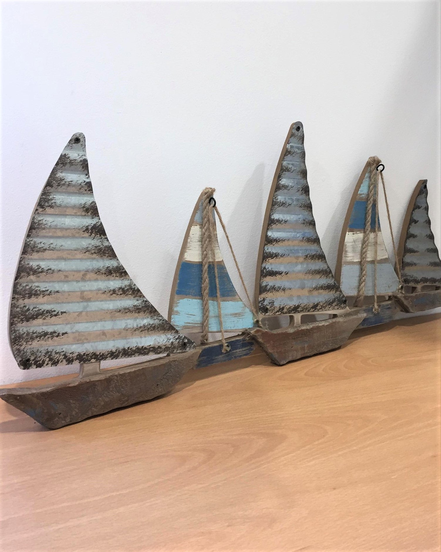Sailing Boat Metal Wall Art